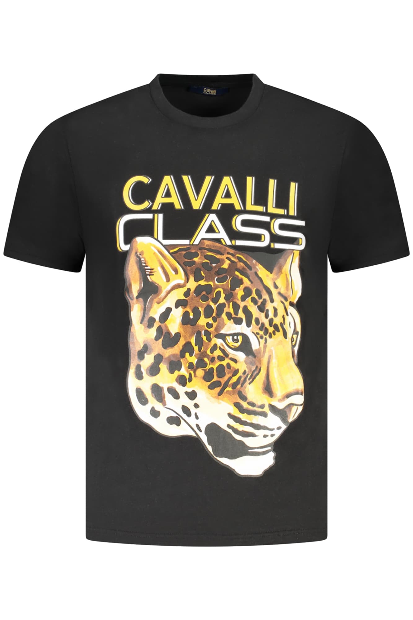 CAVALLI CLASS T-SHIRT MANICHE CORTE UOMO NERO - Immagine principale