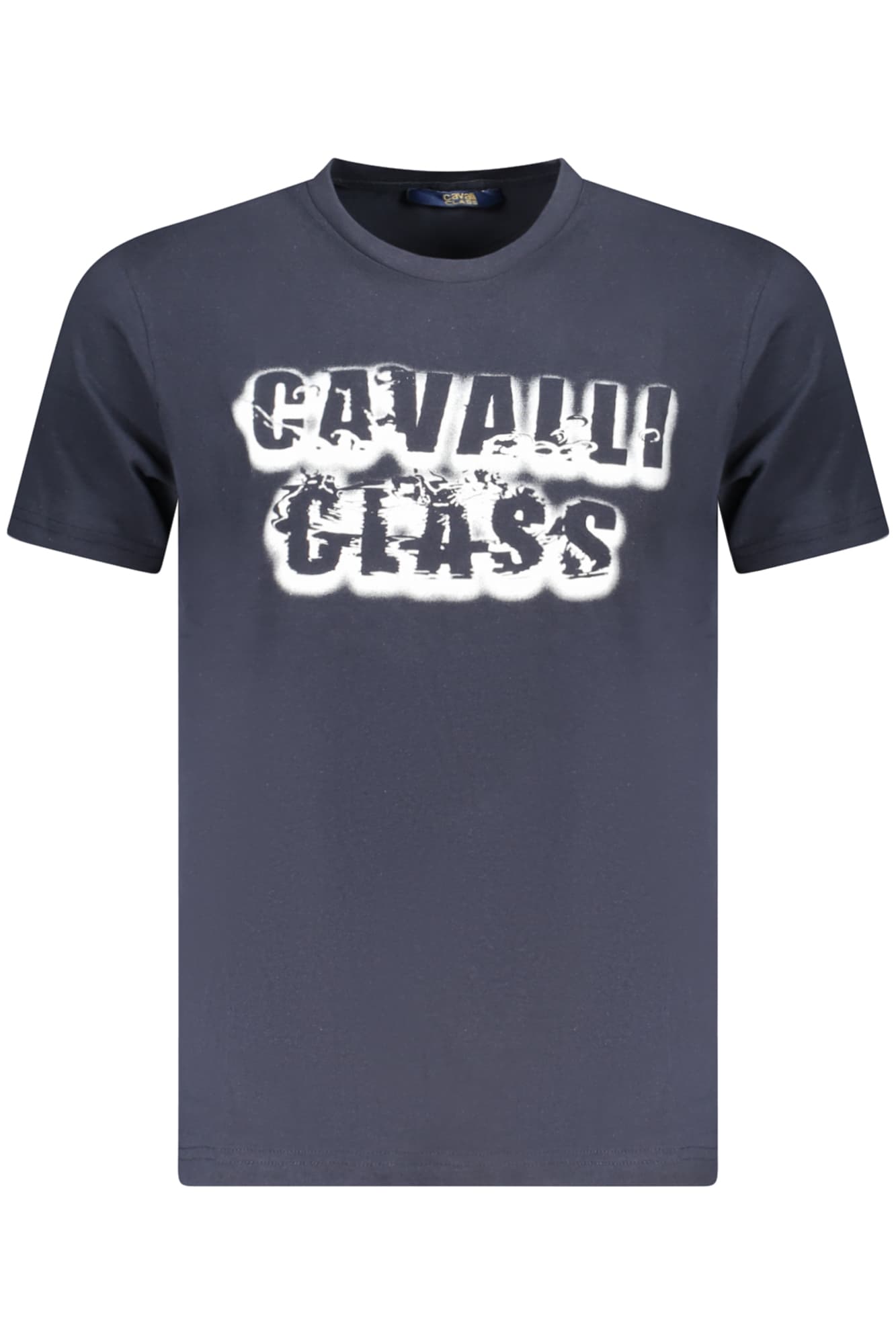CAVALLI CLASS T-SHIRT MANICHE CORTE UOMO BLU - Immagine 1