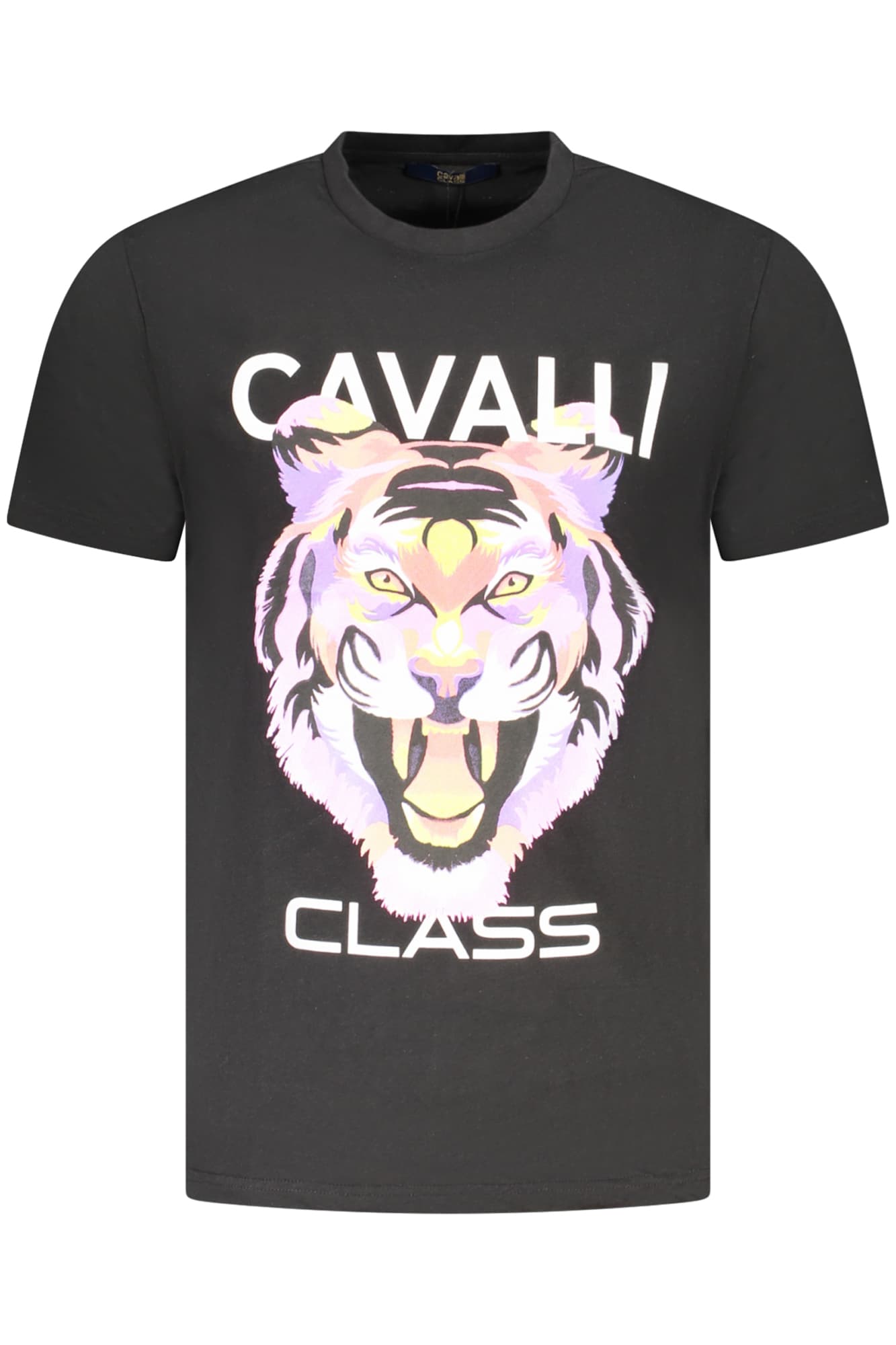 CAVALLI CLASS T-SHIRT MANICHE CORTE UOMO NERO - Immagine principale