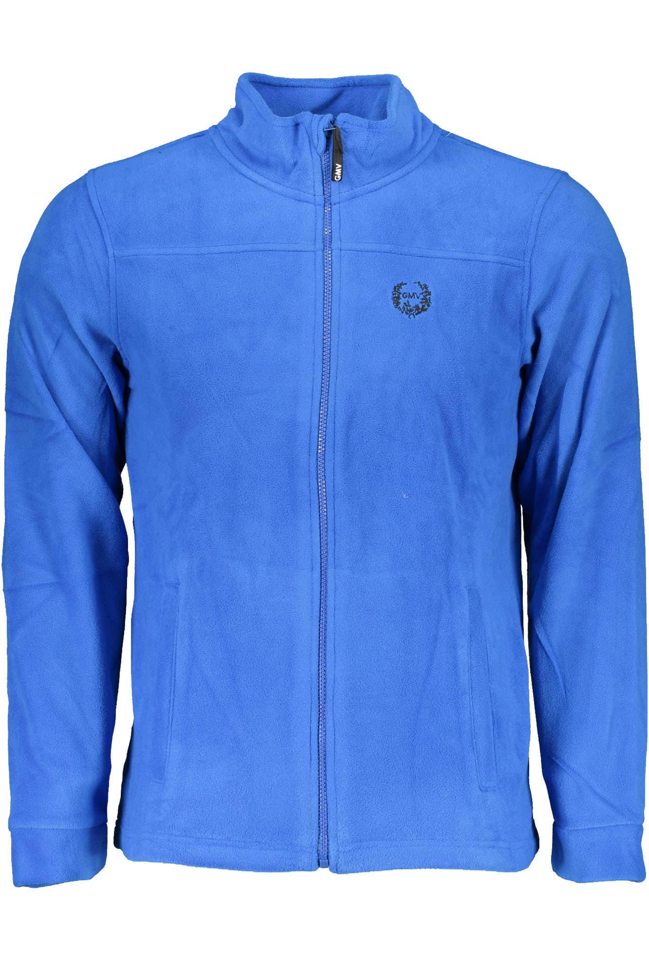GIAN MARCO VENTURI FELPA CON ZIP UOMO BLU - Immagine 1