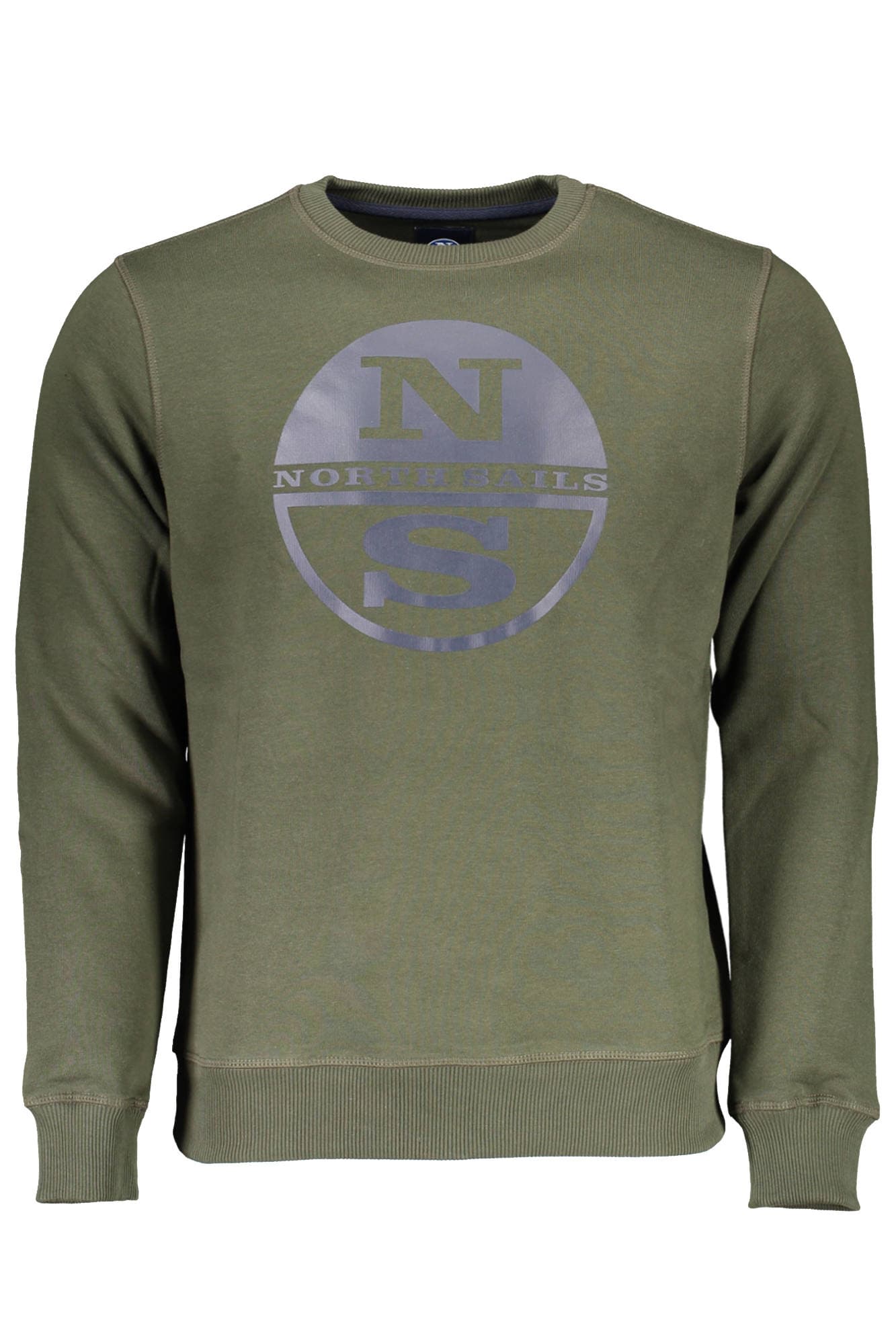 NORTH SAILS FELPA SENZA ZIP UOMO VERDE - Immagine 1