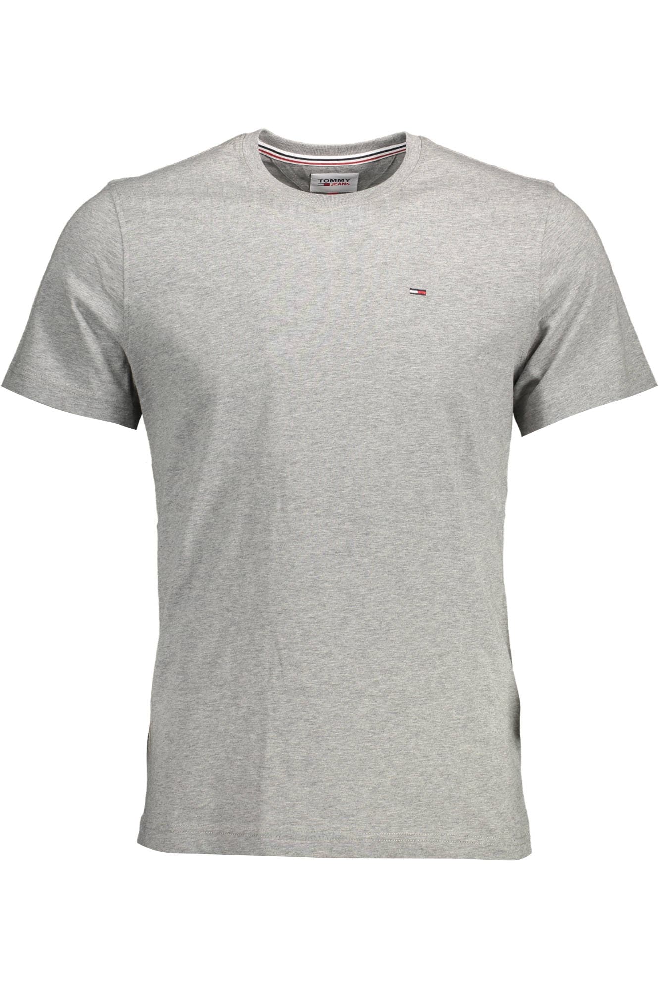 TOMMY HILFIGER T-SHIRT MANICHE CORTE UOMO GRIGIO - Immagine 1