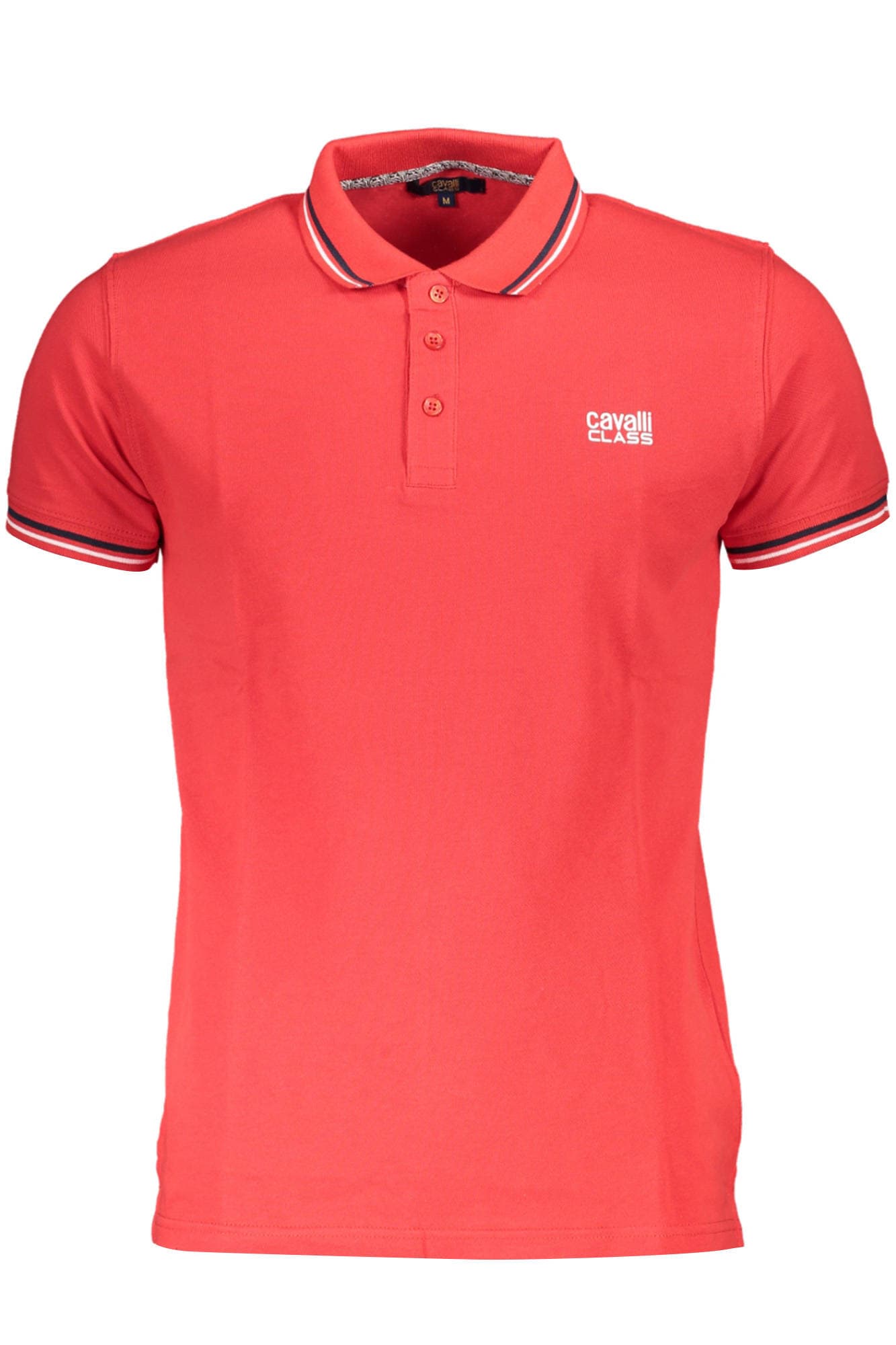 CAVALLI CLASS POLO MANICHE CORTE UOMO ROSSO - Immagine principale