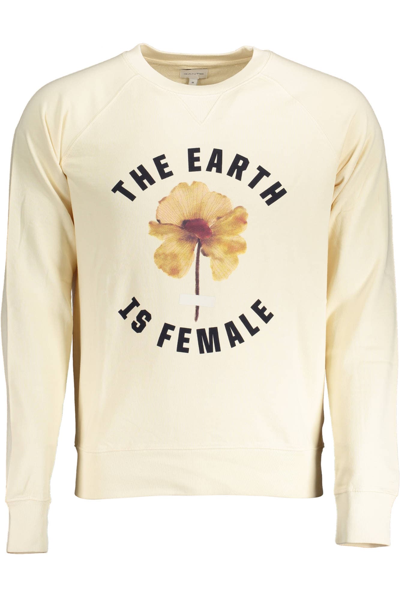 GANT FELPA SENZA ZIP UOMO BEIGE - Immagine 1