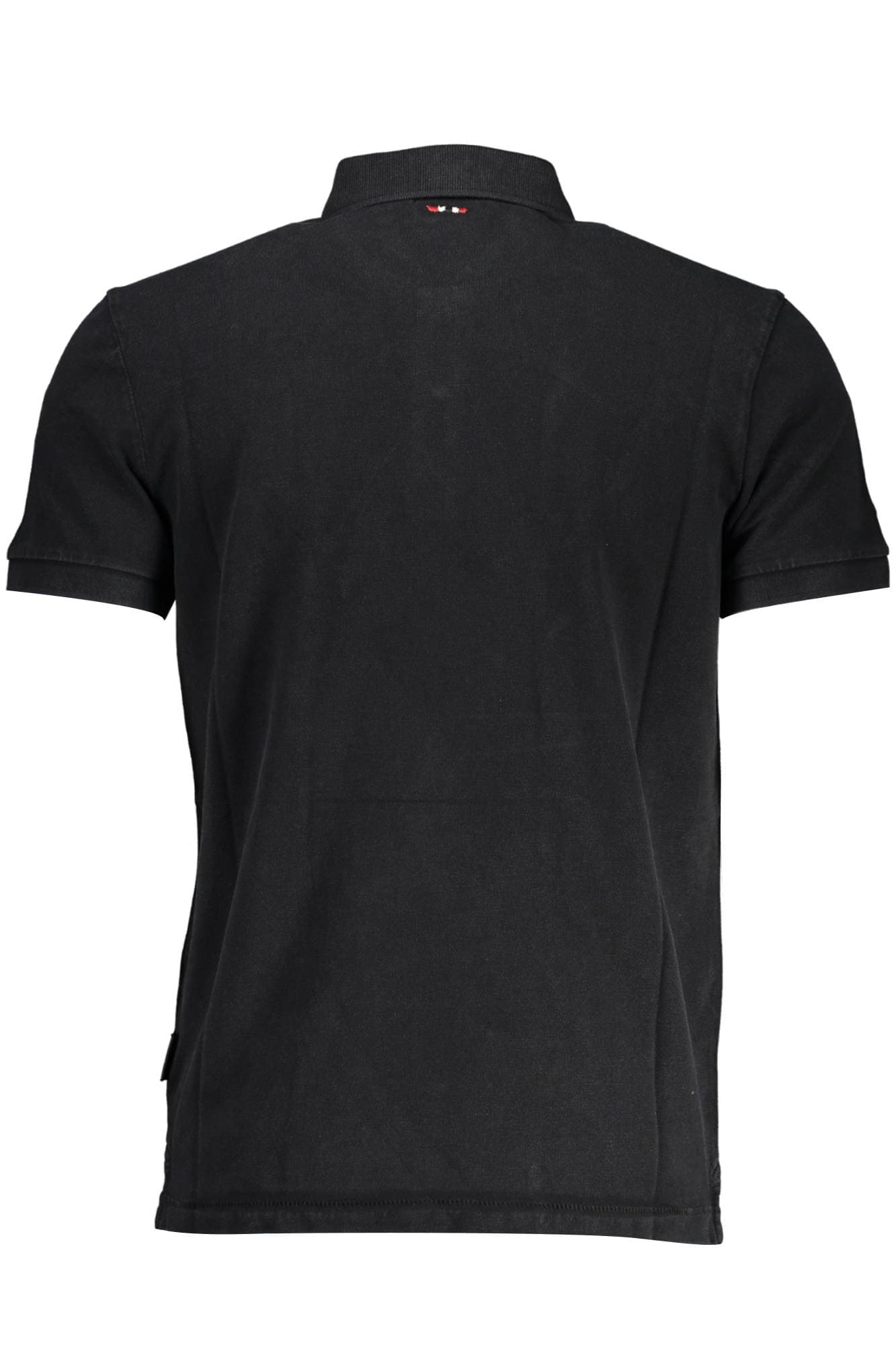 NAPAPIJRI POLO MANICHE CORTE UOMO NERO - Miniatura 2