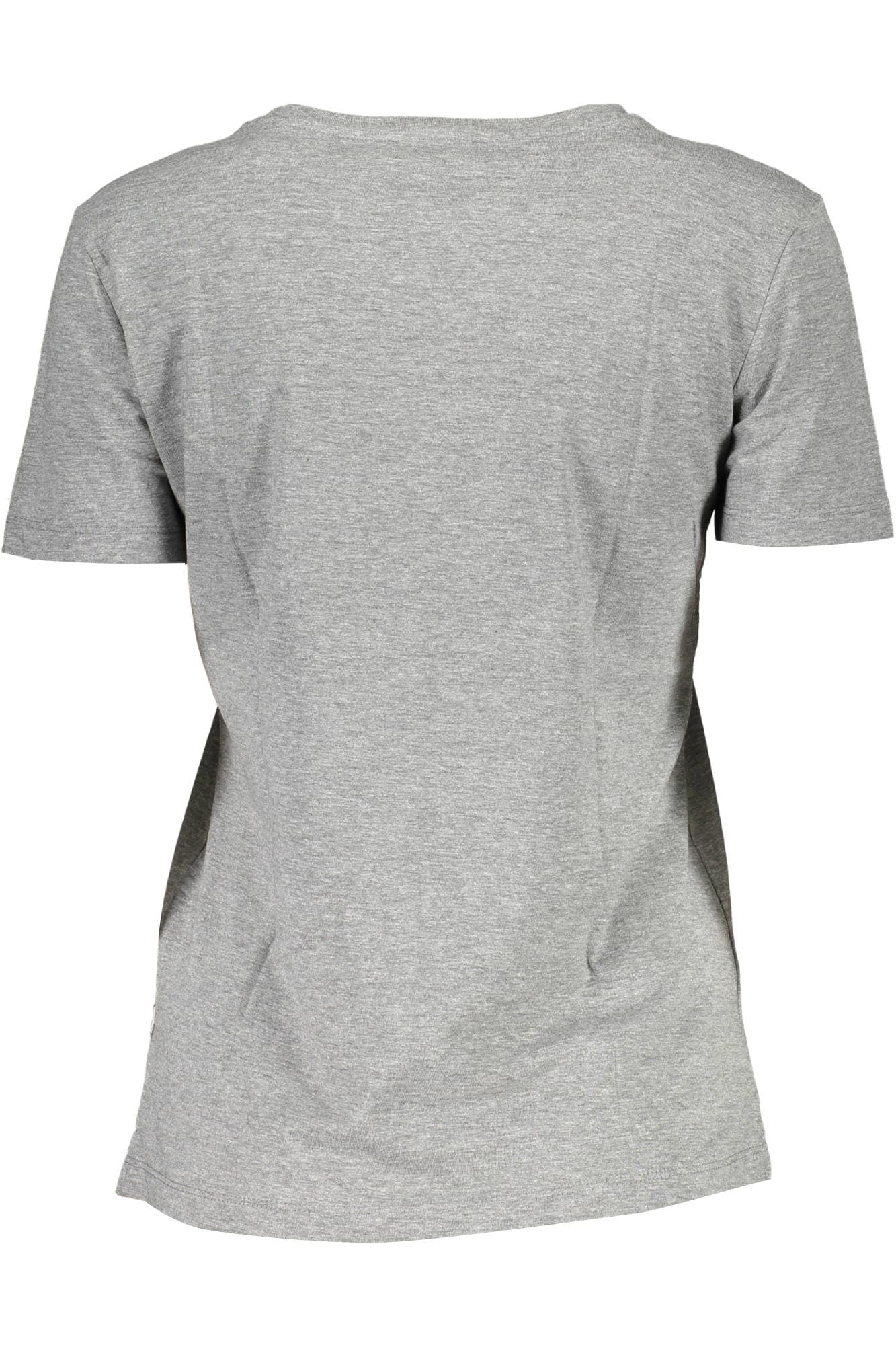 GUESS JEANS T-SHIRT MANICHE CORTE DONNA GRIGIO - Miniatura 2