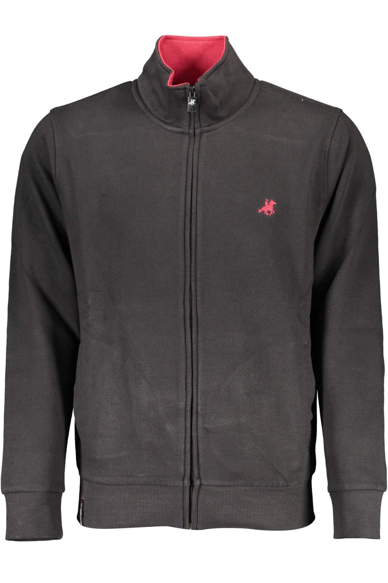 U.S. GRAND FELPA CON ZIP UOMO NERO - Immagine 1