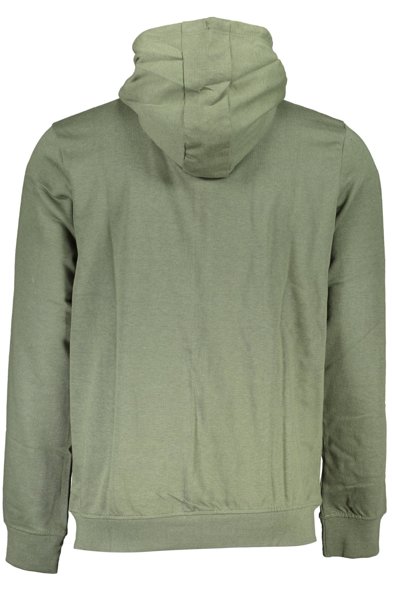 GIAN MARCO VENTURI FELPA CON ZIP UOMO VERDE - Miniatura 2