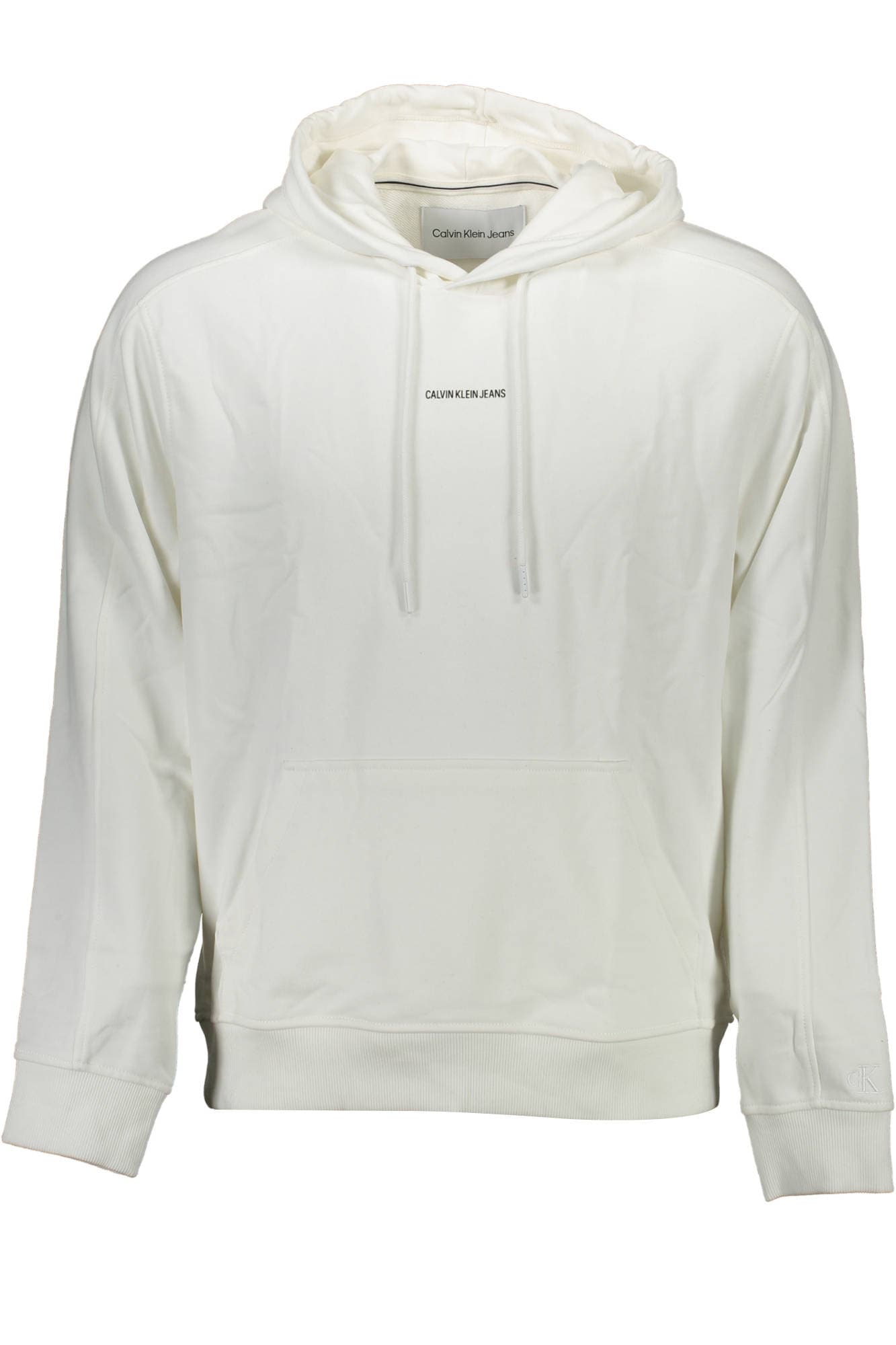CALVIN KLEIN FELPA SENZA ZIP UOMO BIANCO - Immagine 1