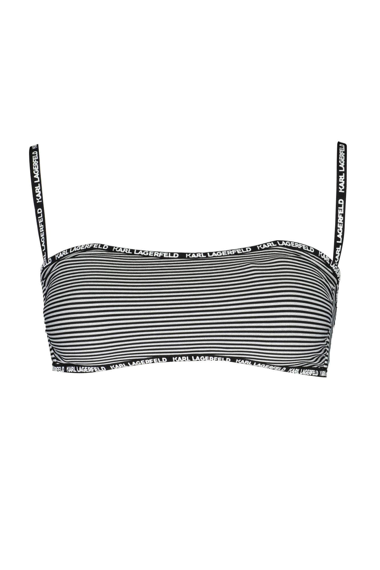 KARL LAGERFELD BEACHWEAR COSTUME PARTE SOPRA DONNA NERO - Immagine principale