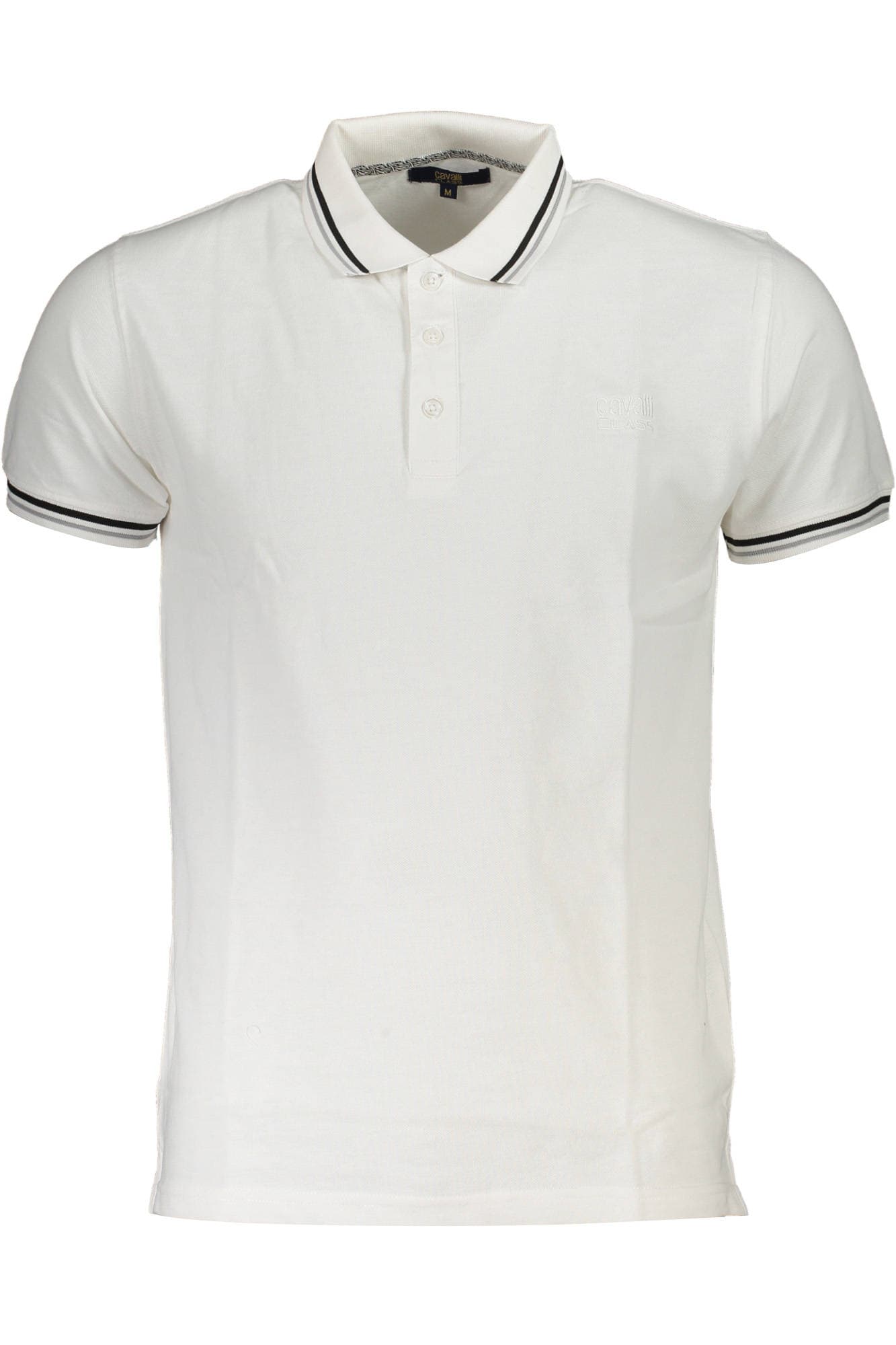 CAVALLI CLASS POLO MANICHE CORTE UOMO BIANCO - Immagine 1