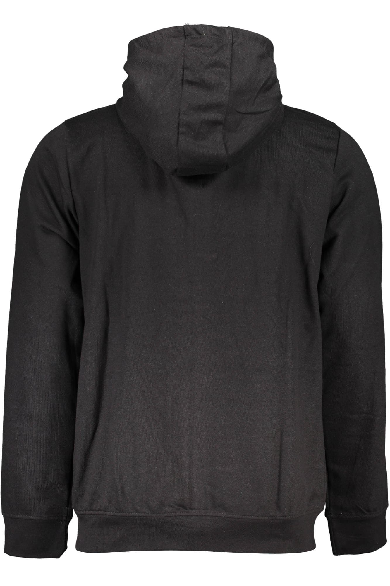 GIAN MARCO VENTURI FELPA CON ZIP UOMO NERO - Miniatura 2