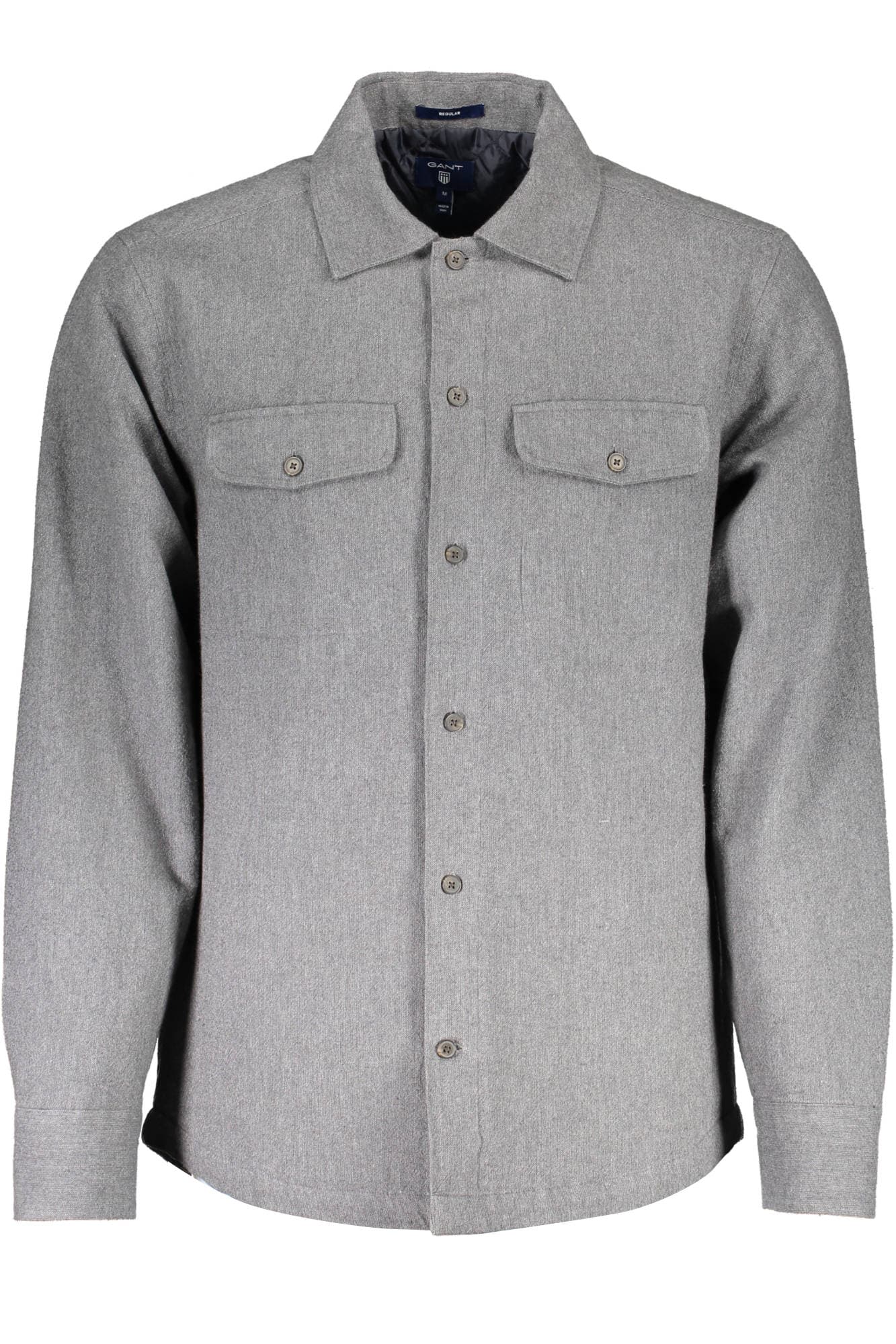 GANT CAMICIA MANICHE LUNGHE UOMO GRIGIO
