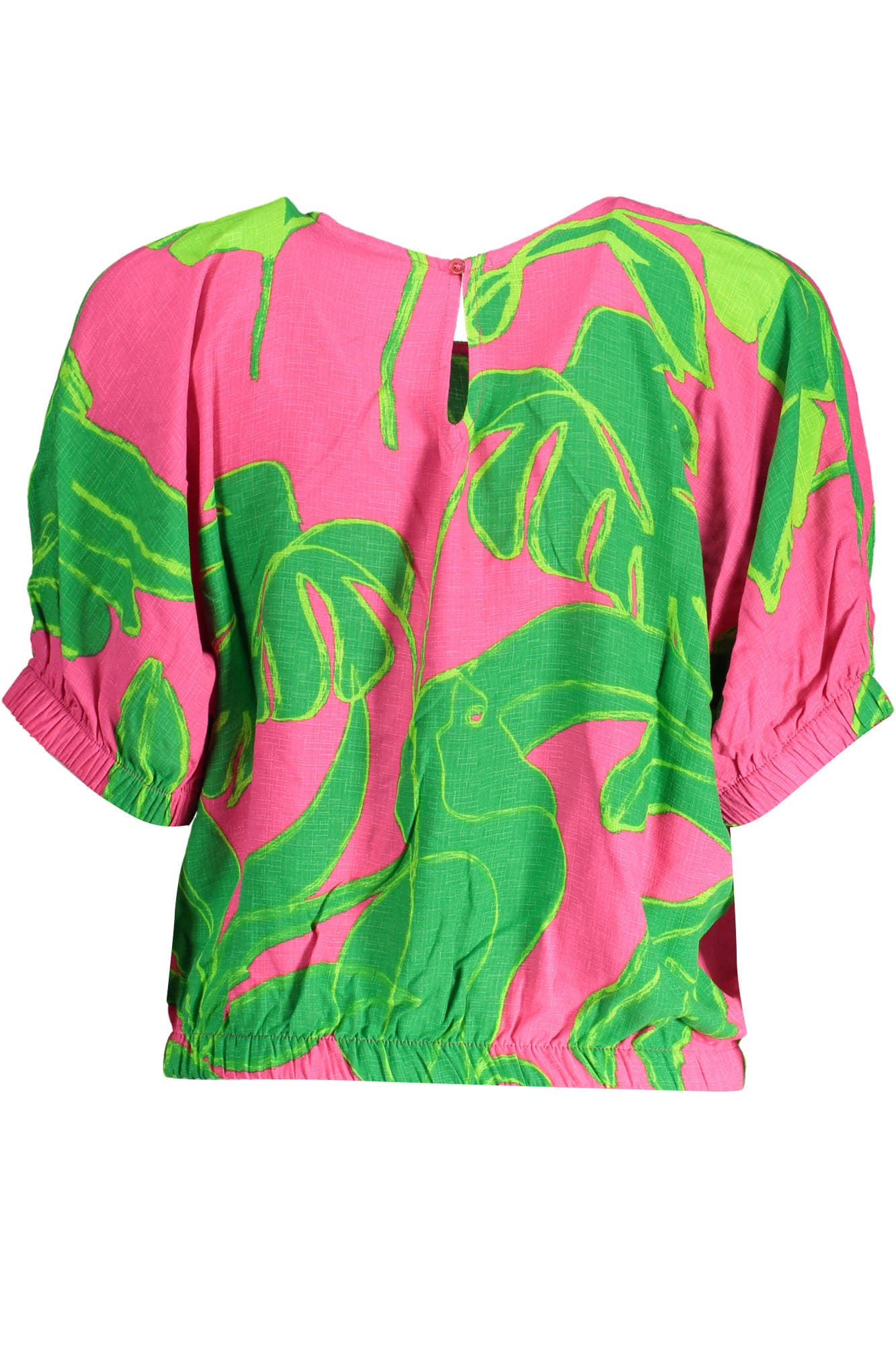 DESIGUAL T-SHIRT MANICHE CORTE DONNA ROSA - Miniatura 2