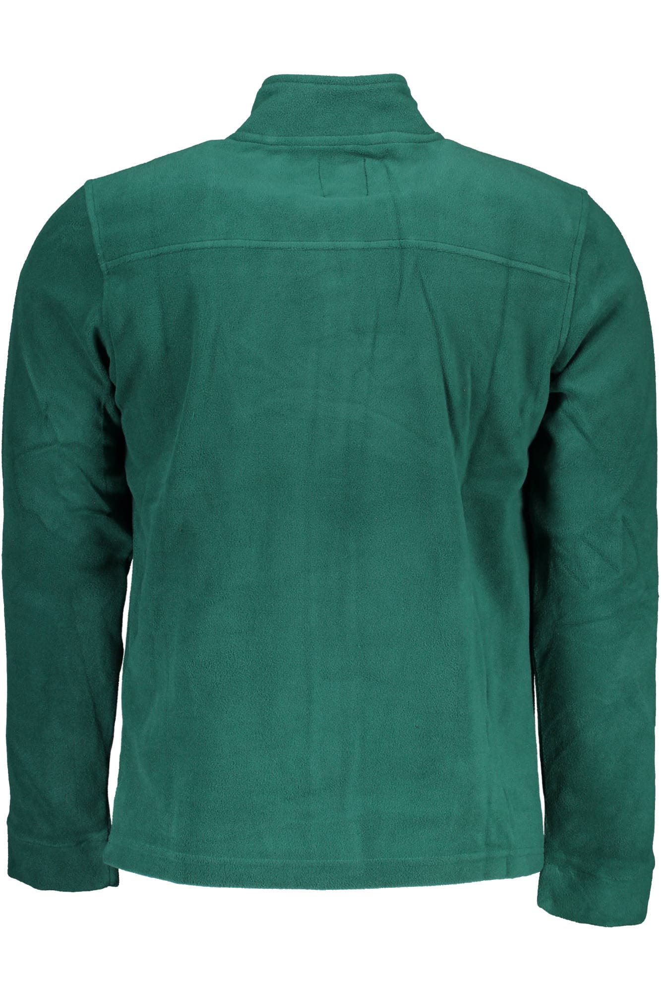 GIAN MARCO VENTURI FELPA CON ZIP UOMO VERDE - Miniatura 2