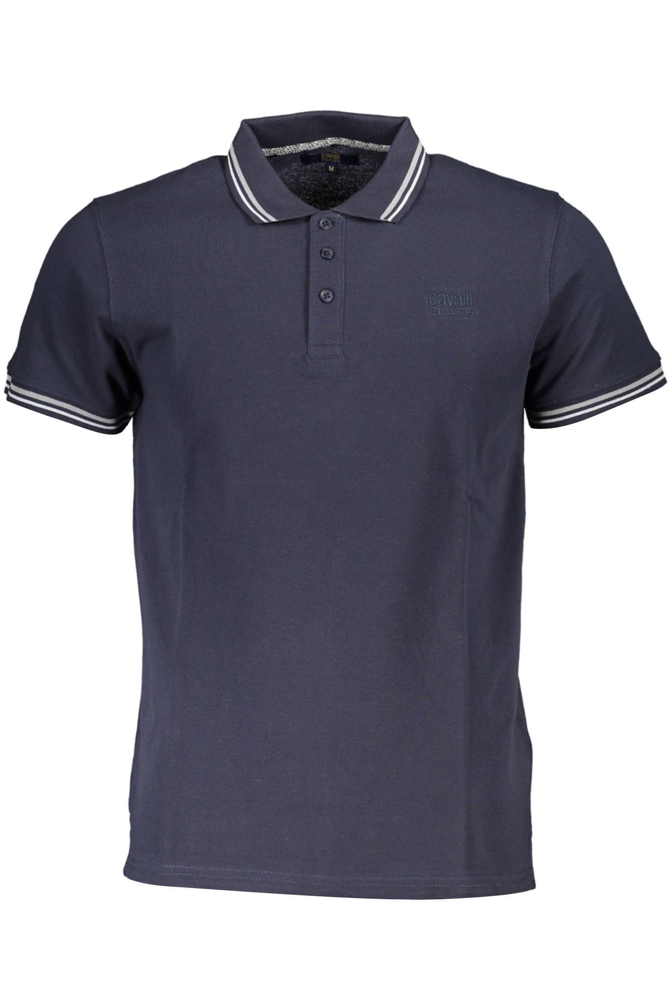 CAVALLI CLASS POLO MANICHE CORTE UOMO BLU - Immagine 1