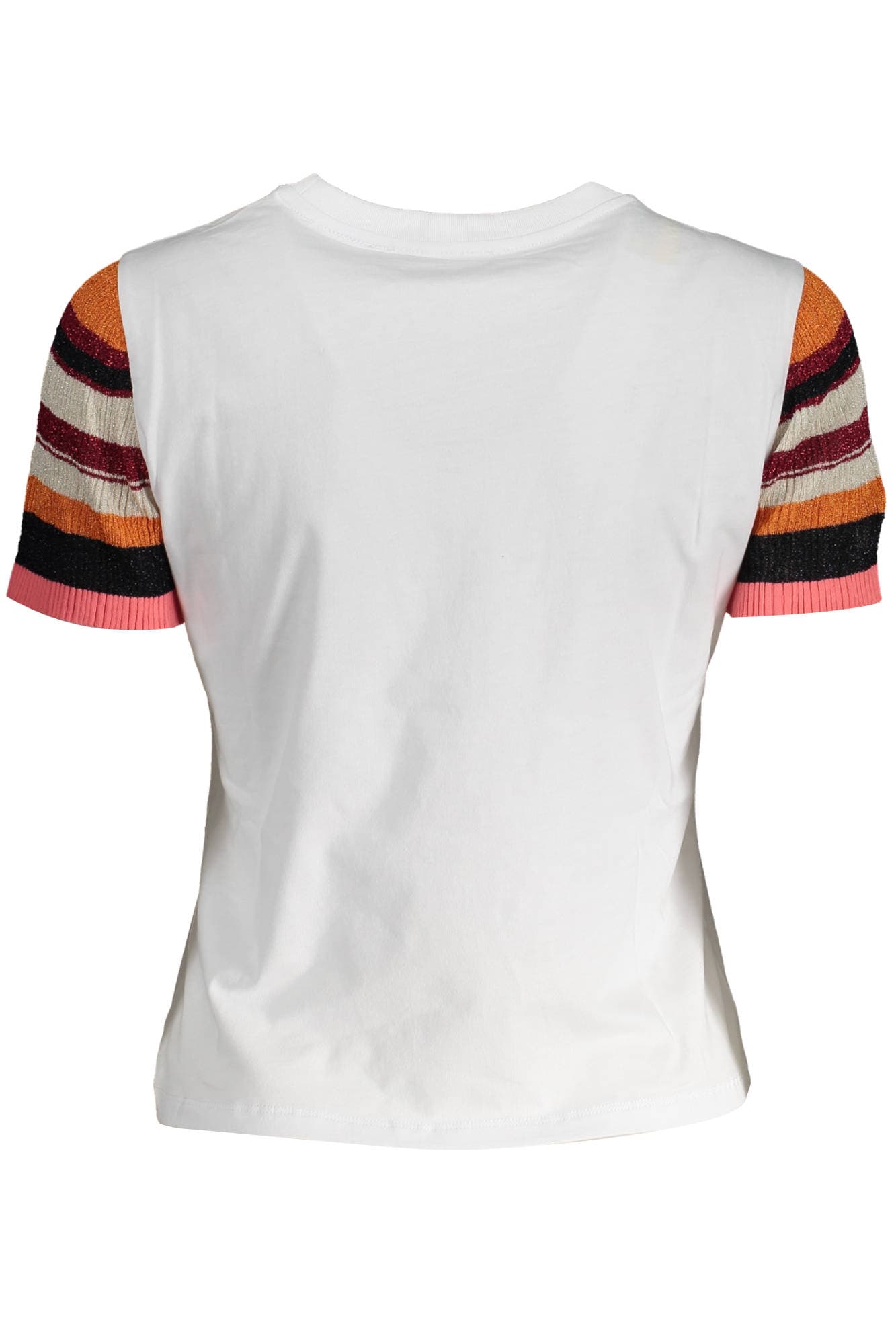 DESIGUAL T-SHIRT MANICHE CORTE DONNA BIANCO - Miniatura 2