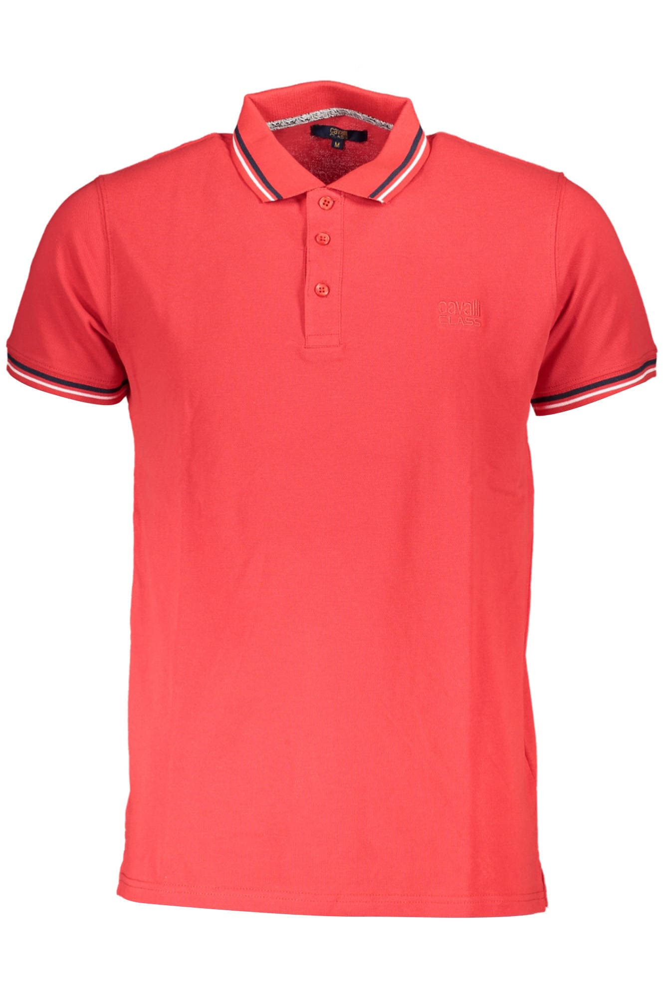 CAVALLI CLASS POLO MANICHE CORTE UOMO ROSSO - Immagine 1