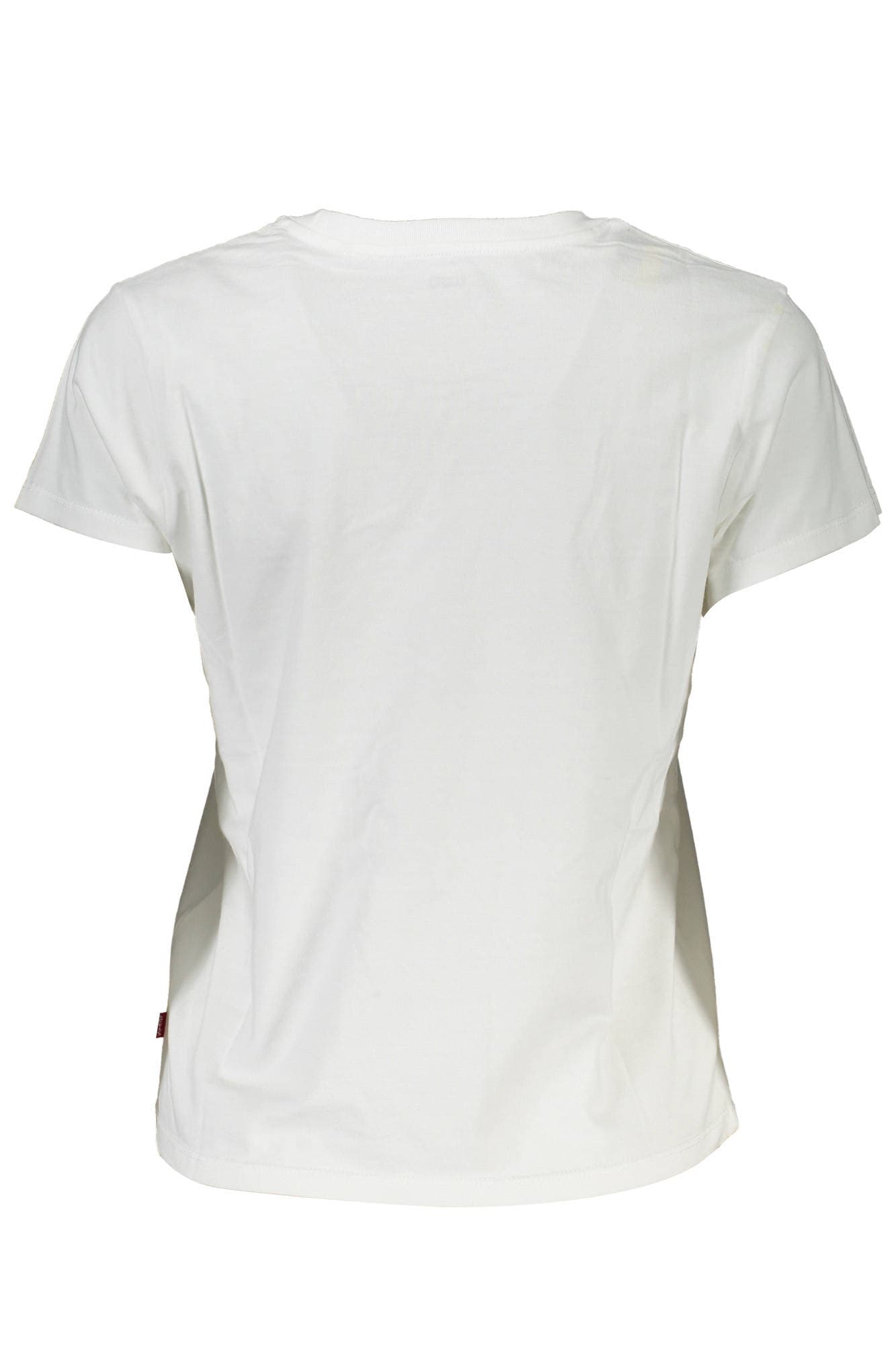 LEVI'S T-SHIRT MANICHE CORTE DONNA BIANCO - Miniatura 2