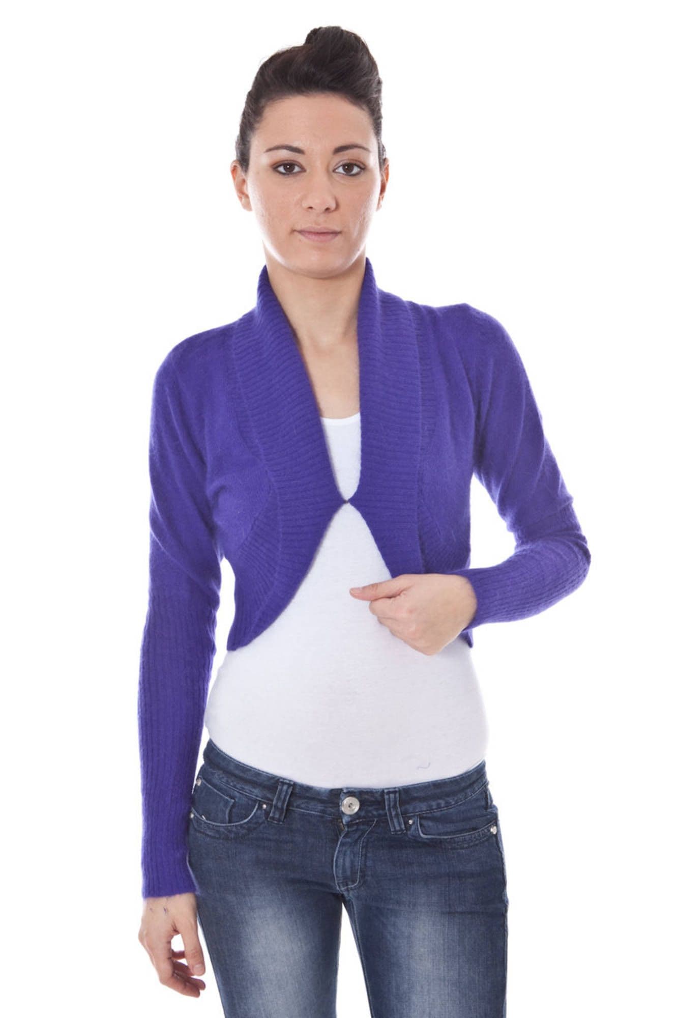 DATCH COPRISPALLE MANICHE LUNGHE DONNA VIOLA - Immagine principale