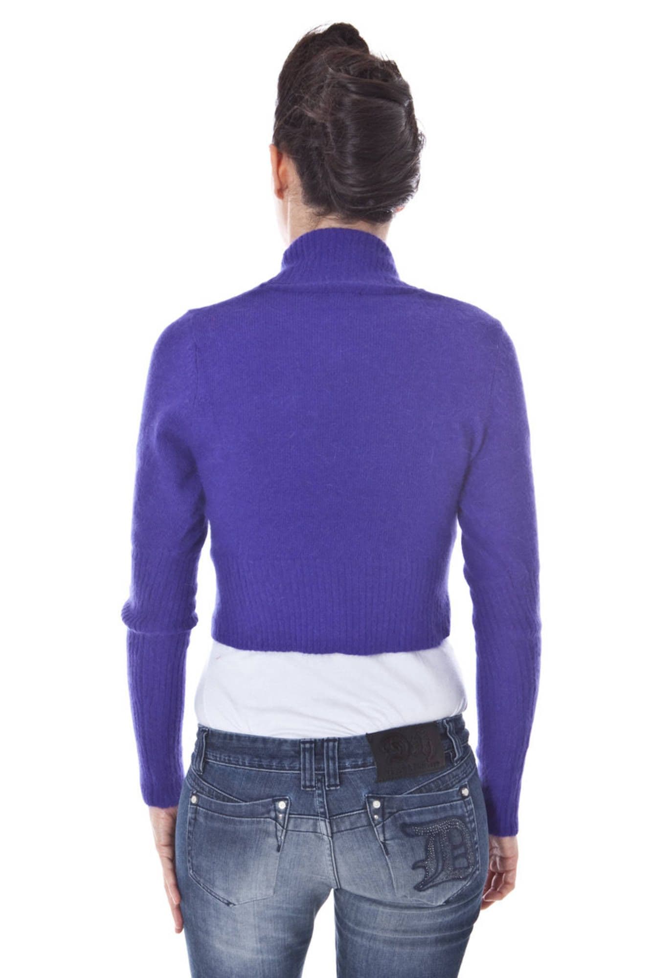 DATCH COPRISPALLE MANICHE LUNGHE DONNA VIOLA - Miniatura 2