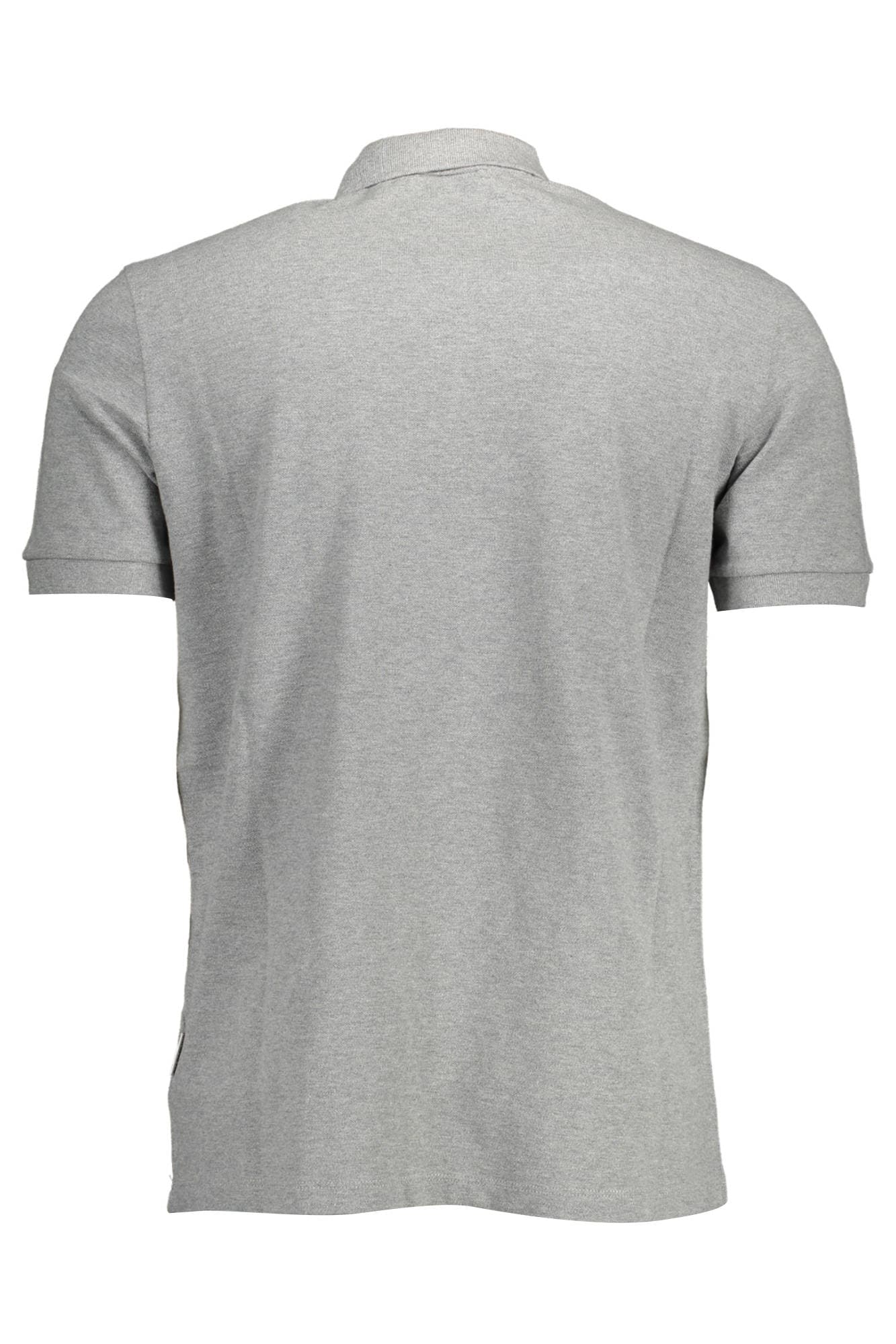 NAPAPIJRI POLO MANICHE CORTE UOMO GRIGIO - Miniatura 2