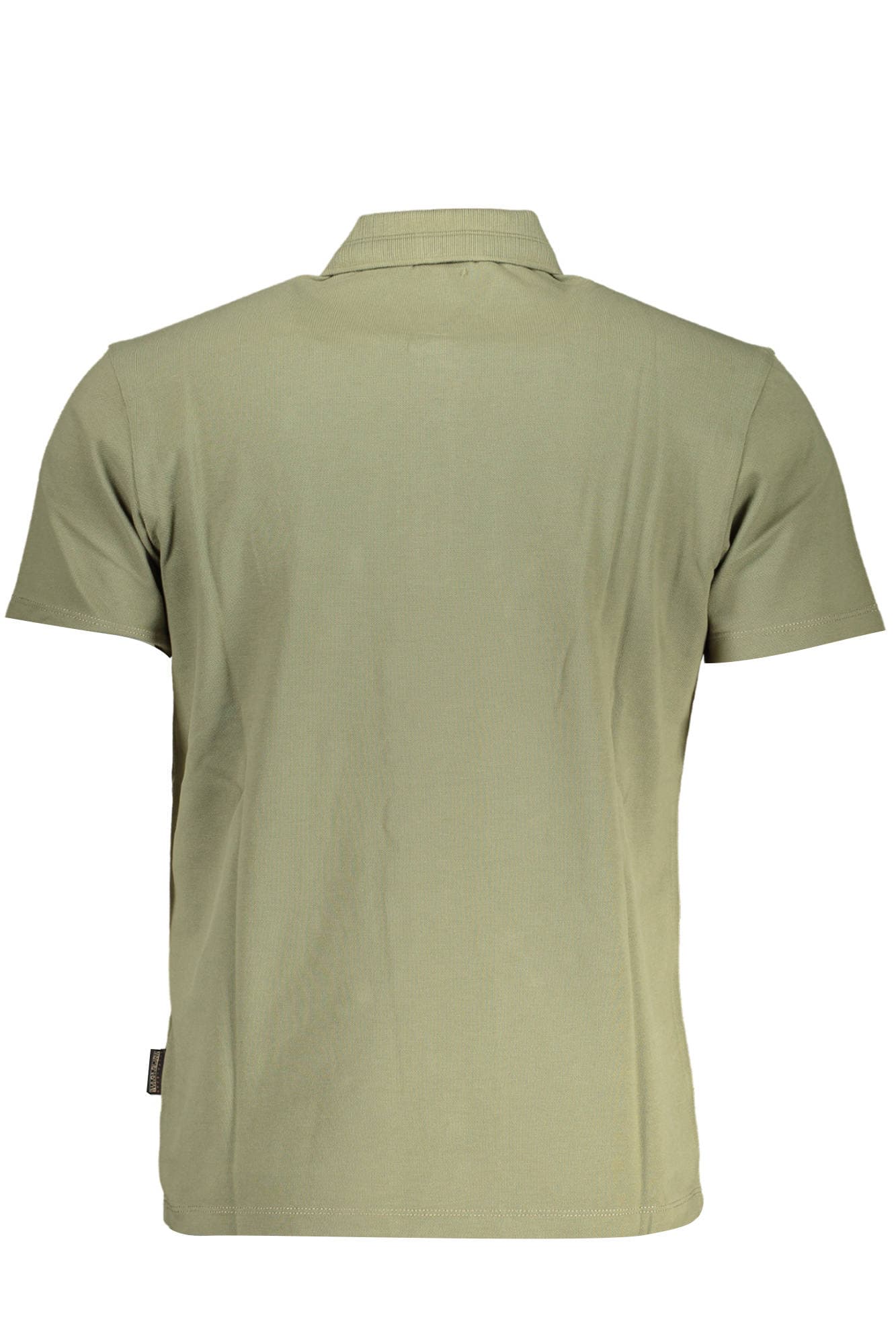 NAPAPIJRI POLO MANICHE CORTE UOMO VERDE - Miniatura 2