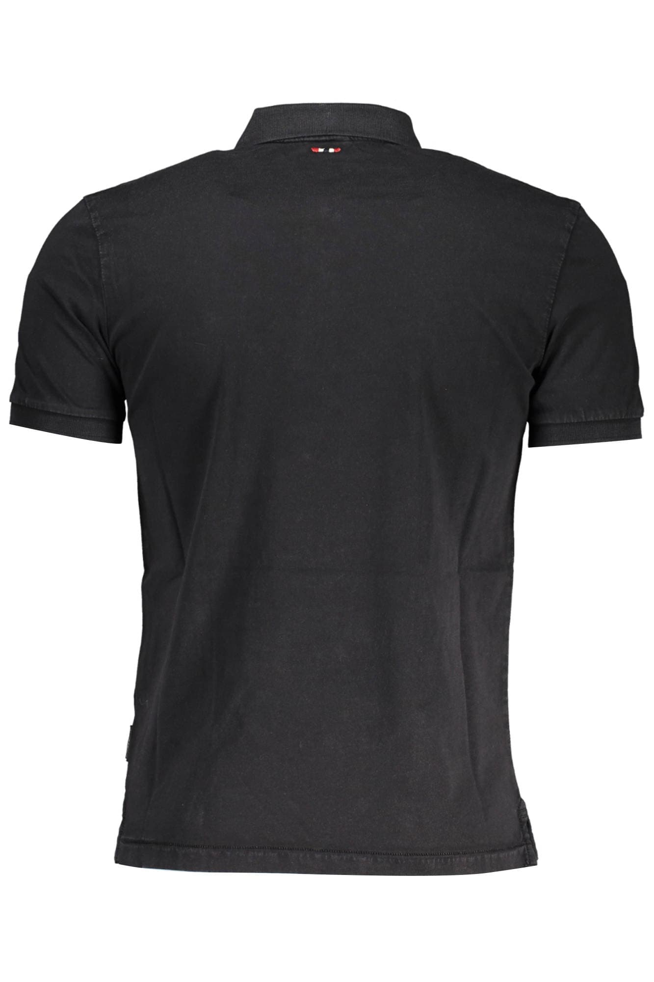 NAPAPIJRI POLO MANICHE CORTE UOMO NERO - Miniatura 2