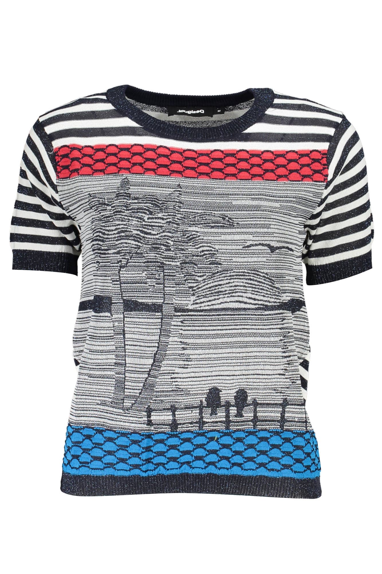 DESIGUAL MAGLIA DONNA BLU - Immagine principale
