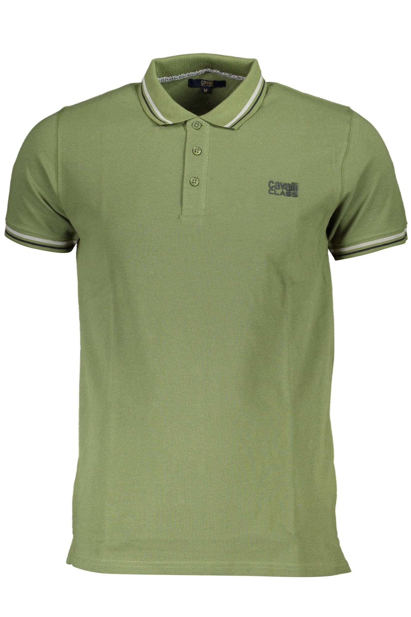 CAVALLI CLASS POLO MANICHE CORTE UOMO VERDE - Immagine principale