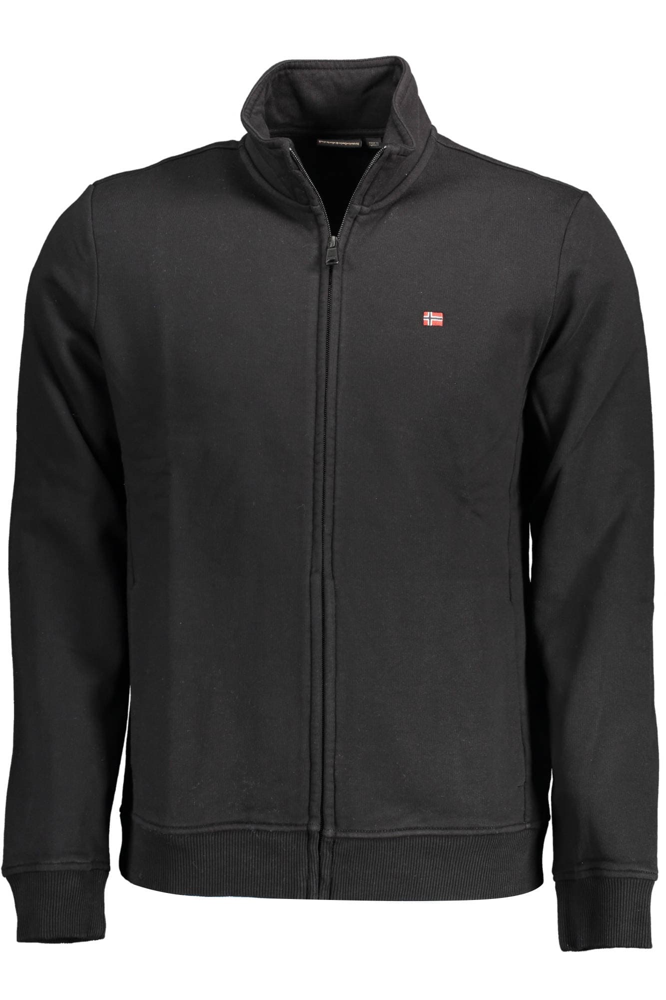 NAPAPIJRI FELPA CON ZIP UOMO NERO - Immagine principale