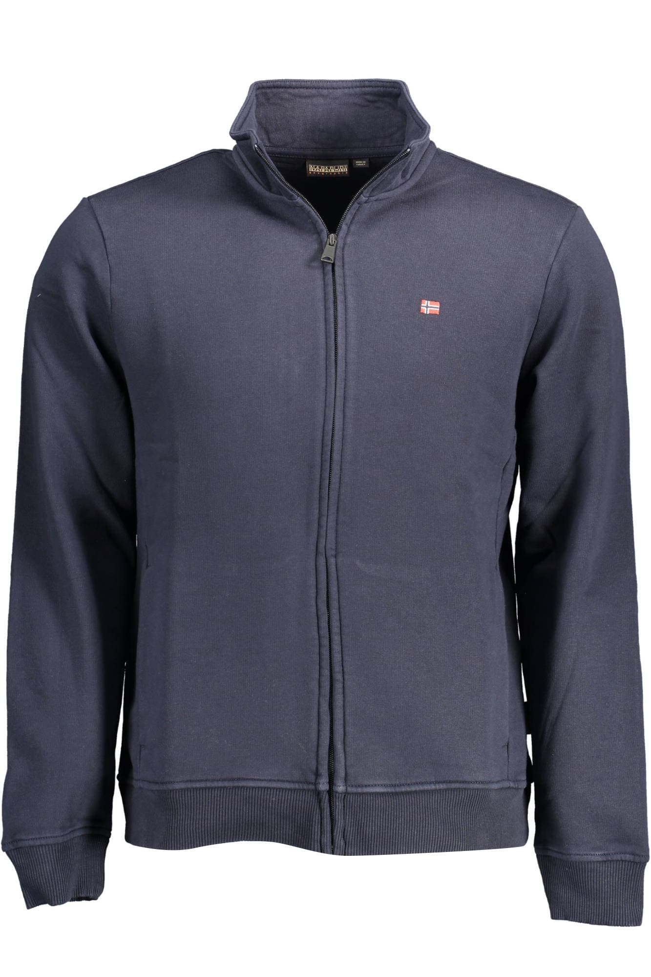 NAPAPIJRI FELPA CON ZIP UOMO BLU - Immagine principale