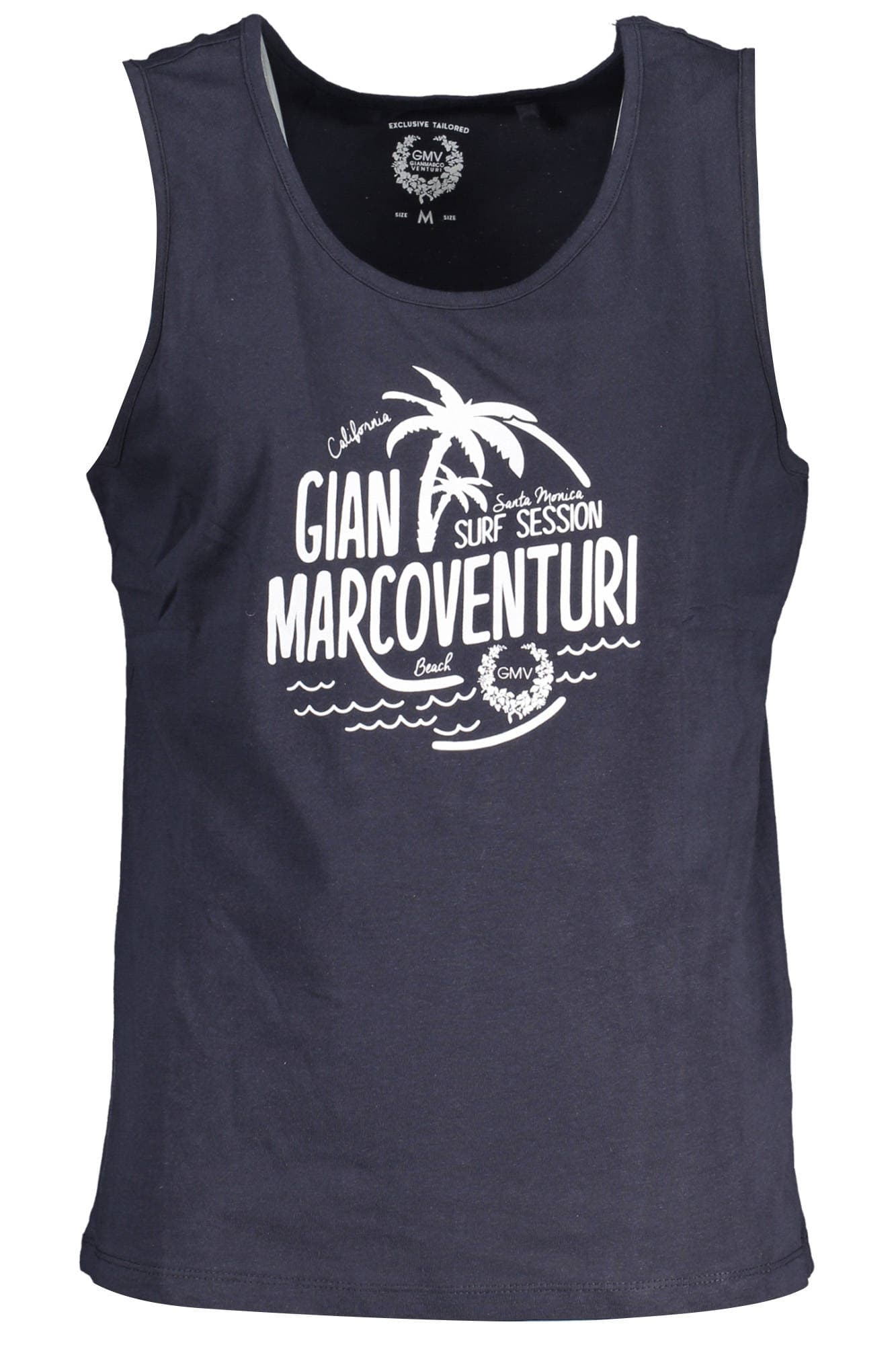 GIAN MARCO VENTURI CANOTTA UOMO BLU