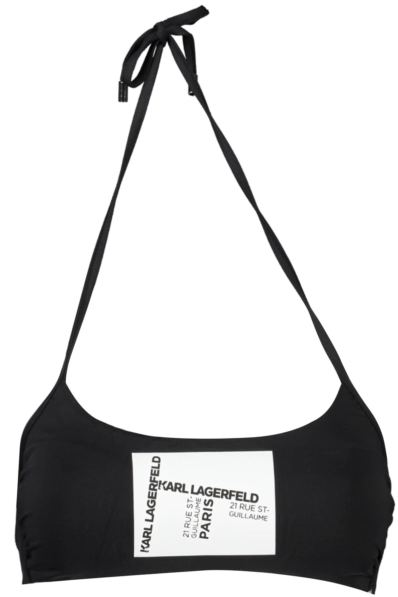 KARL LAGERFELD BEACHWEAR COSTUME PARTE SOPRA DONNA NERO - Immagine principale
