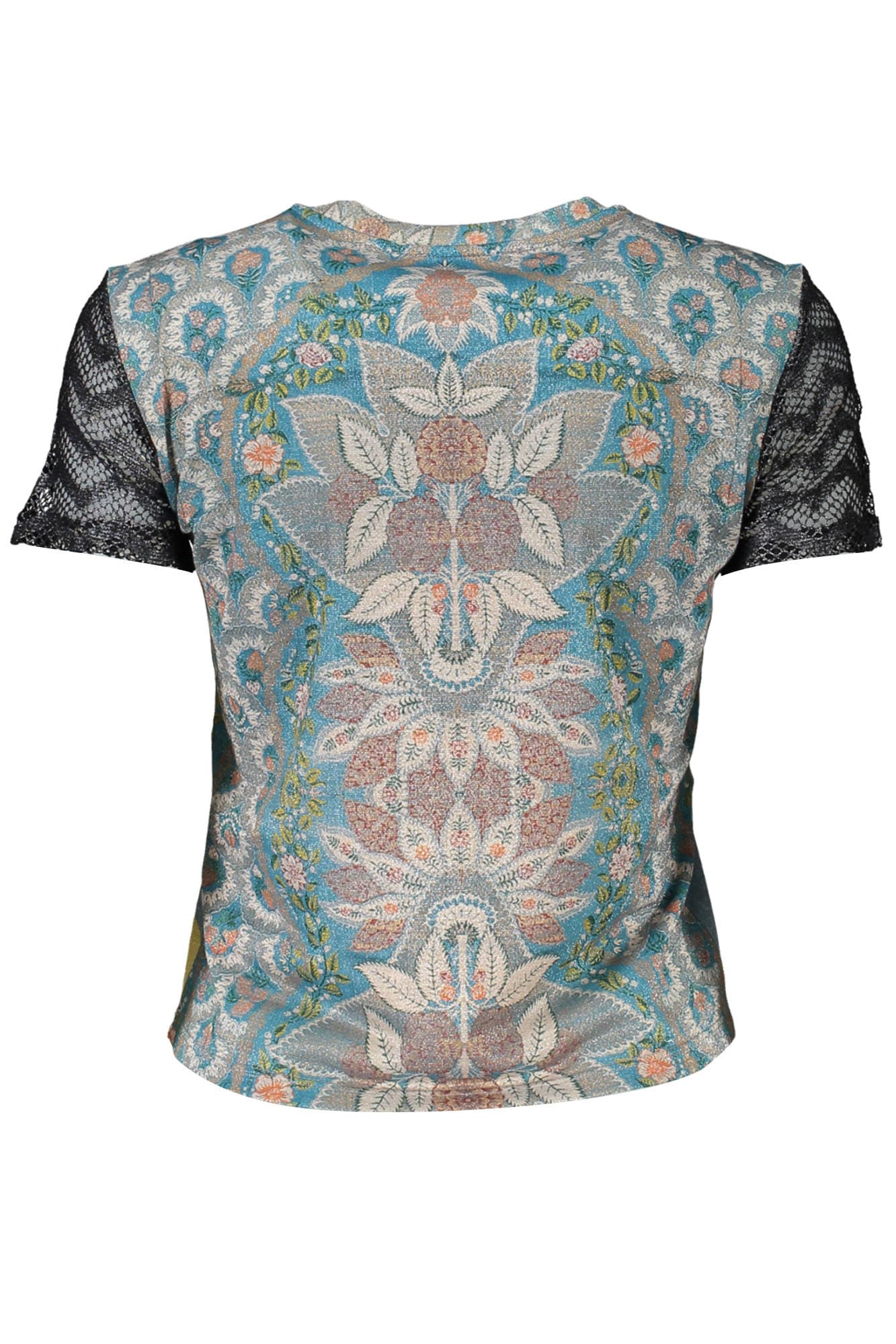 DESIGUAL T-SHIRT MANICHE CORTE DONNA AZZURRO - Miniatura 2