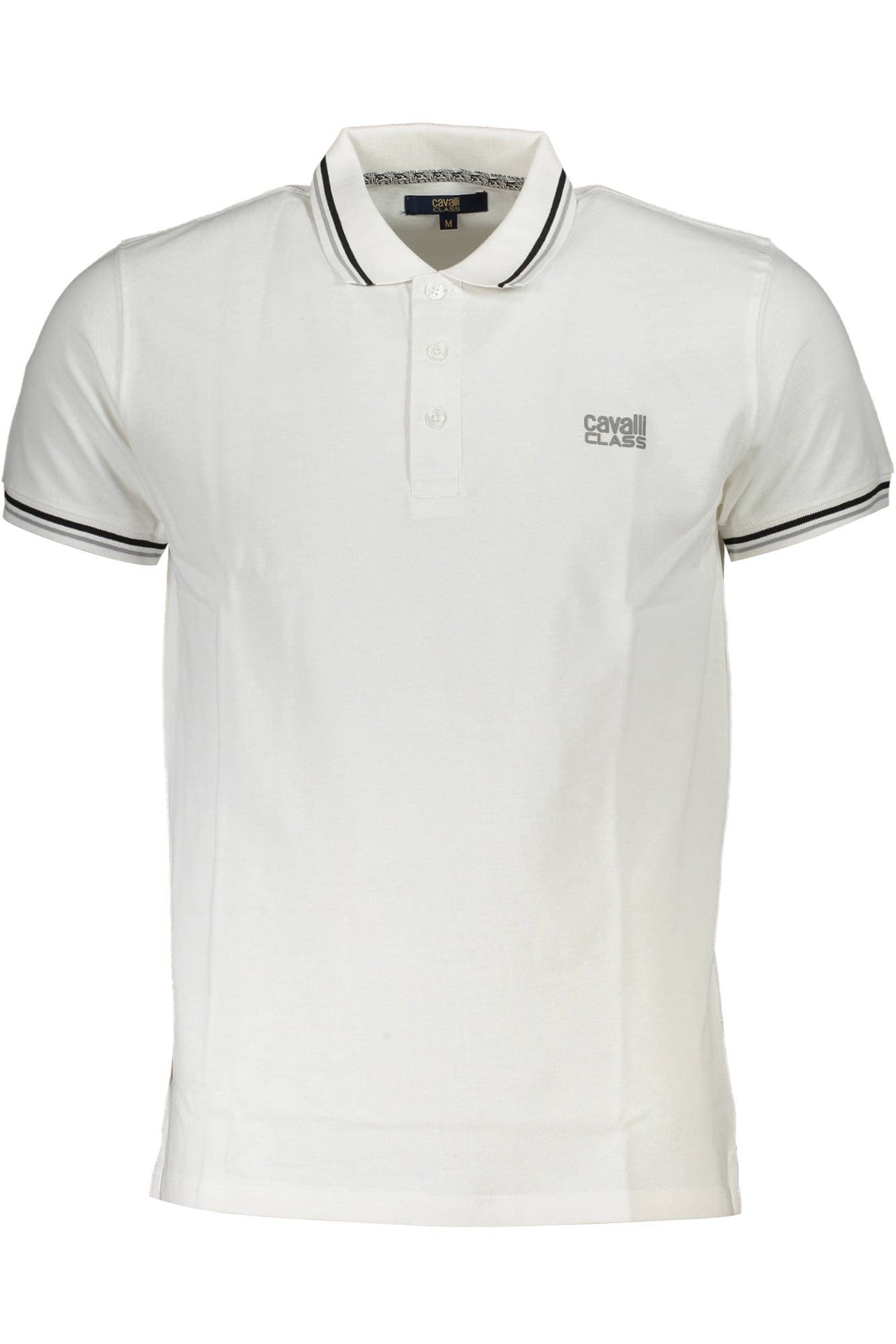CAVALLI CLASS POLO MANICHE CORTE UOMO BIANCO - Immagine principale