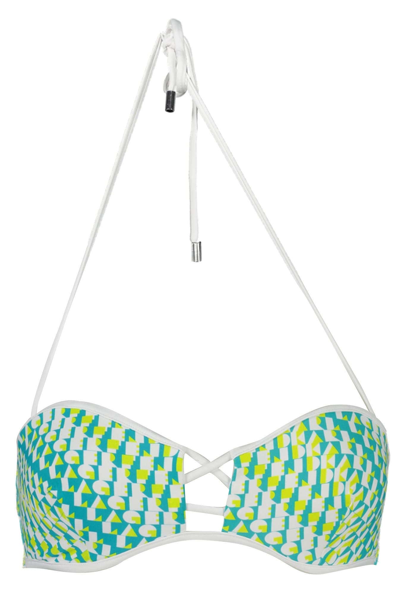 KARL LAGERFELD BEACHWEAR COSTUME PARTE SOPRA DONNA VERDE - Immagine principale