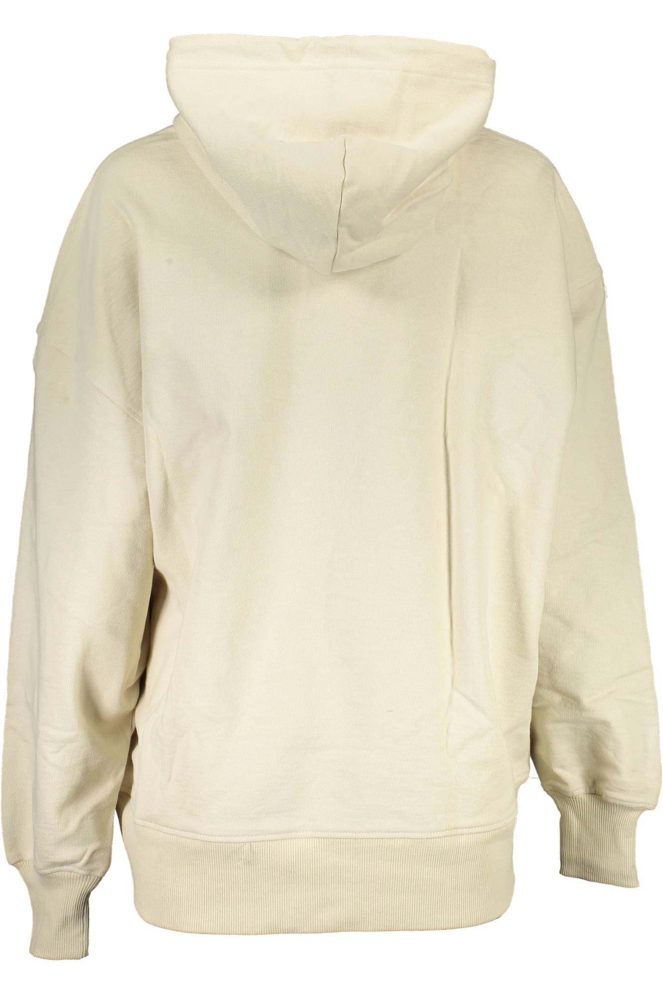 CALVIN KLEIN FELPA SENZA ZIP DONNA BEIGE - Miniatura 2