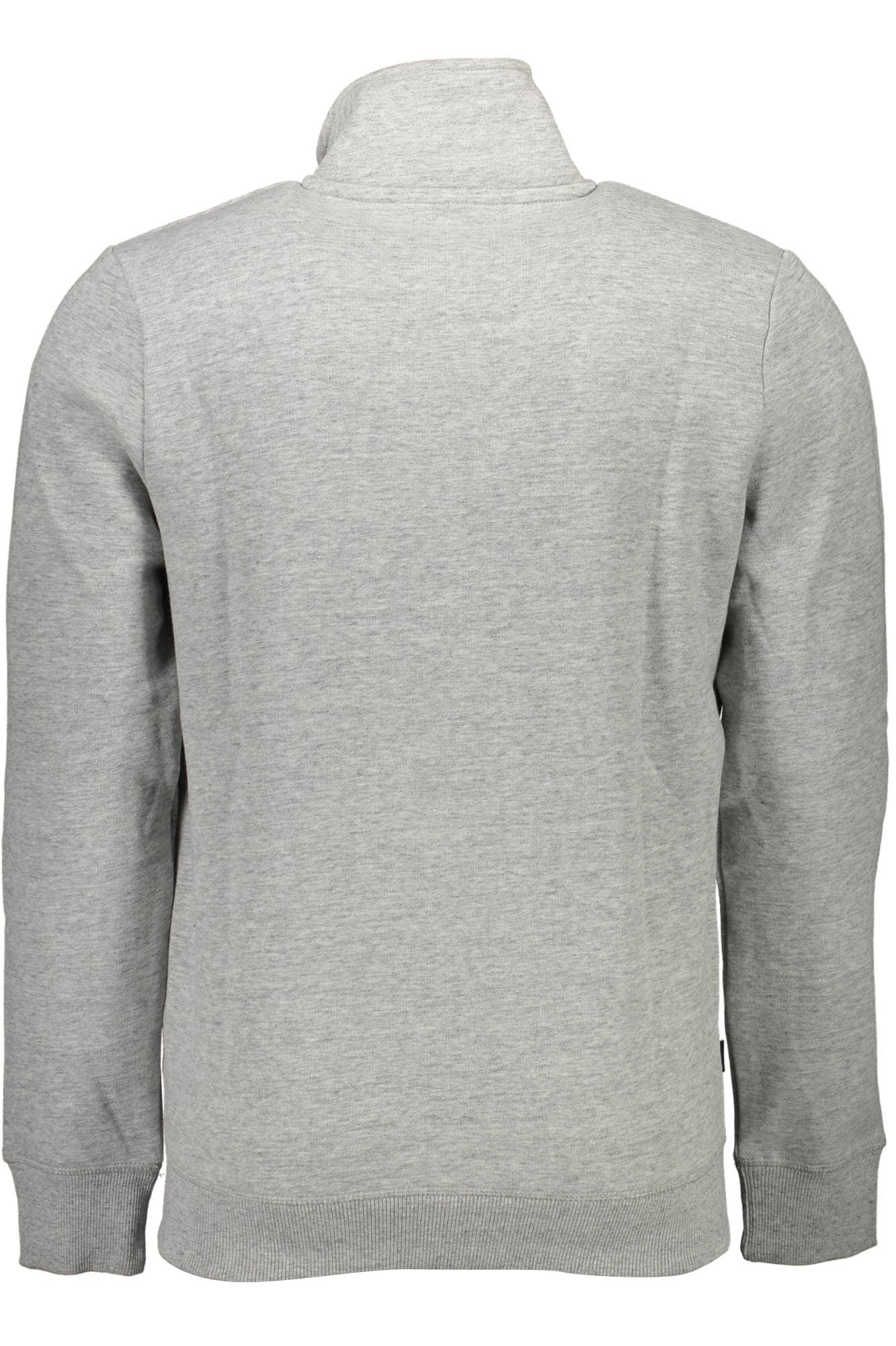 SUPERDRY FELPA CON ZIP UOMO GRIGIO - Miniatura 2