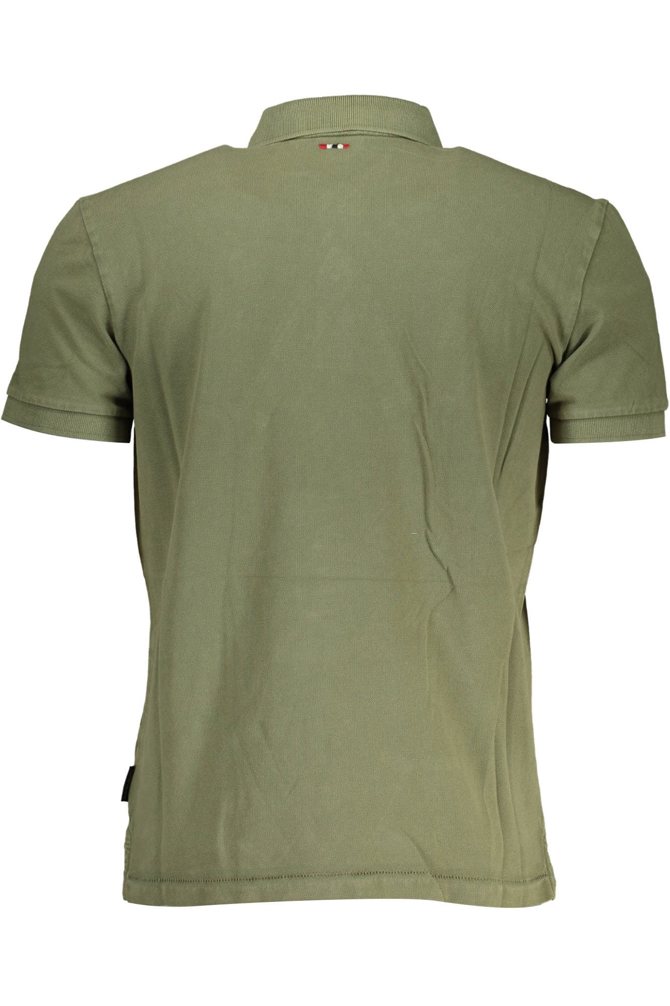 NAPAPIJRI POLO MANICHE CORTE UOMO VERDE - Miniatura 2