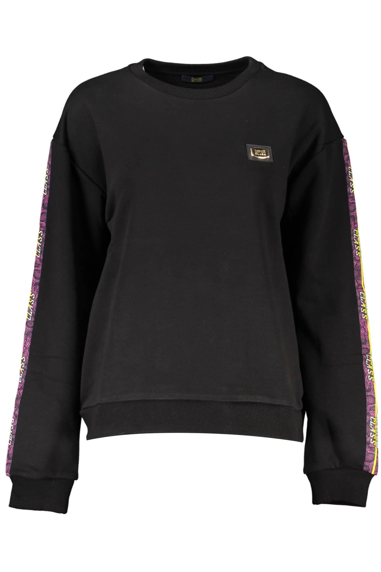 CAVALLI CLASS FELPA SENZA ZIP DONNA NERO - Immagine principale
