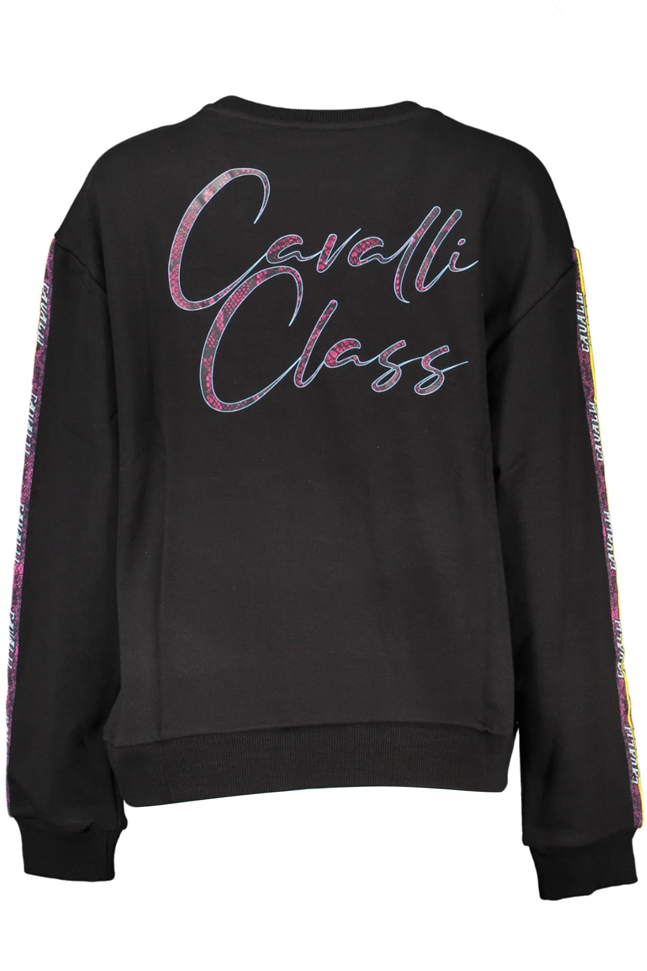 CAVALLI CLASS FELPA SENZA ZIP DONNA NERO - Miniatura 2