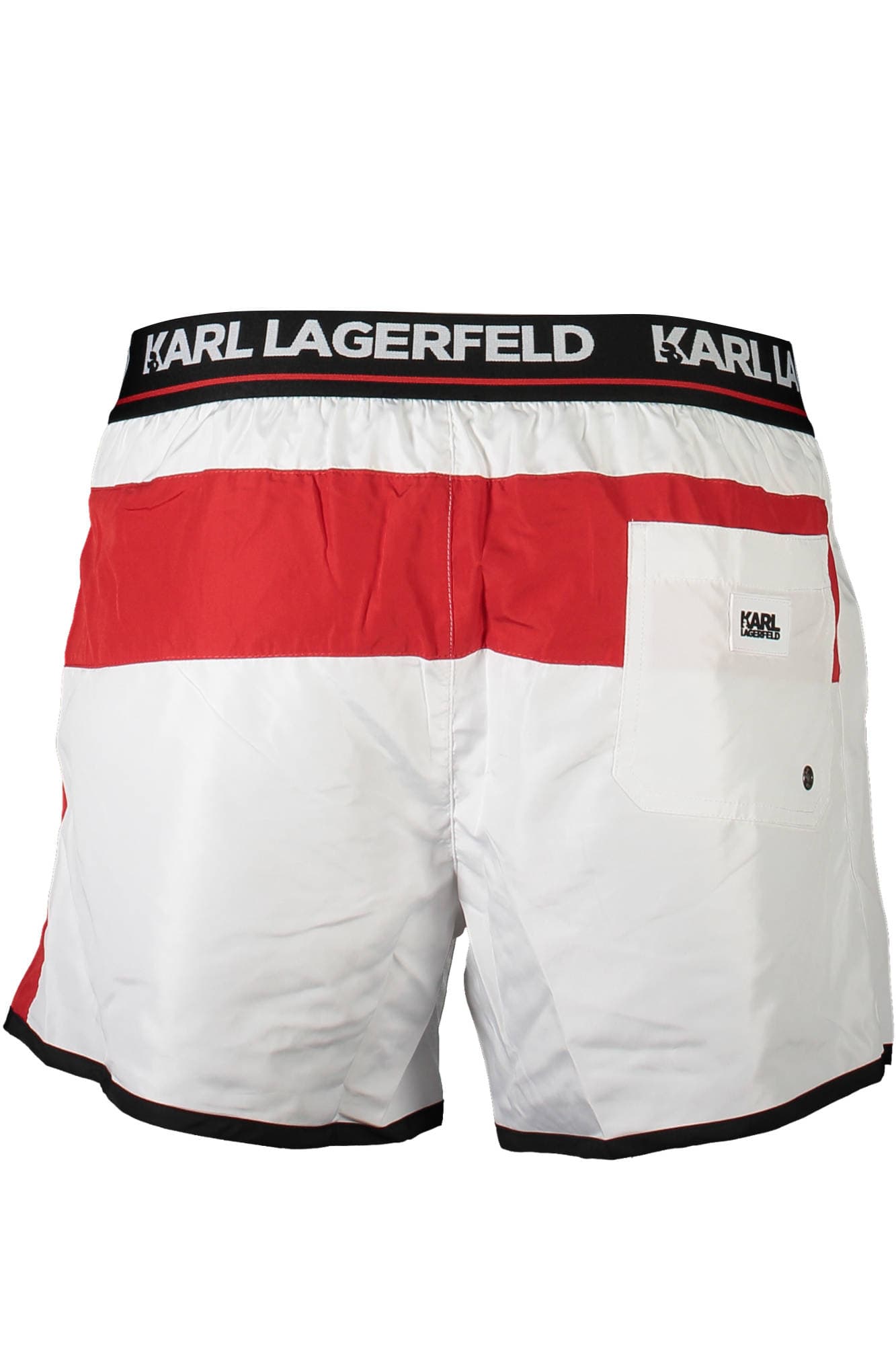 KARL LAGERFELD BEACHWEAR COSTUME PARTE SOTTO UOMO BIANCO - Miniatura 2