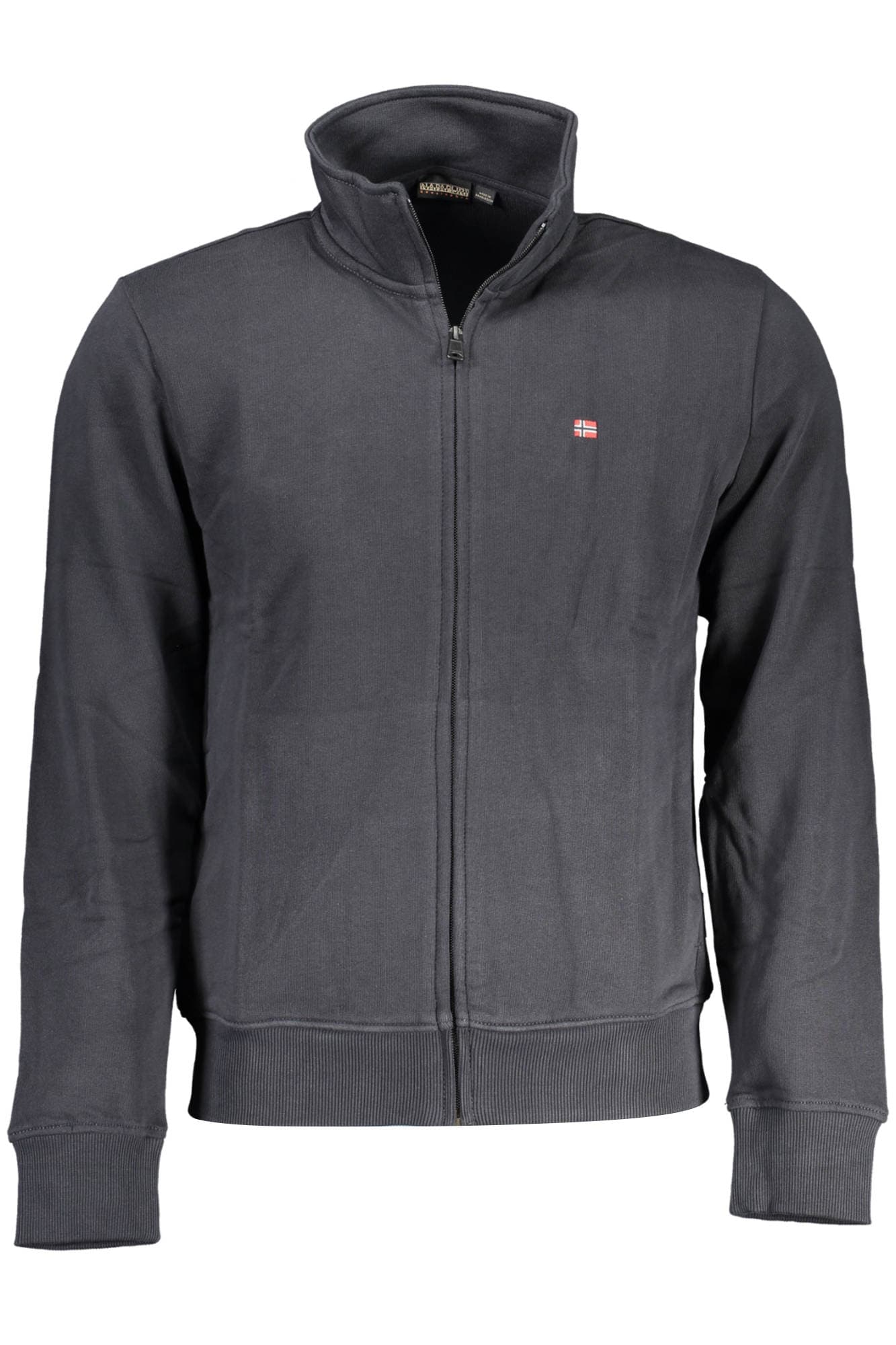 NAPAPIJRI FELPA CON ZIP UOMO NERO - Immagine principale