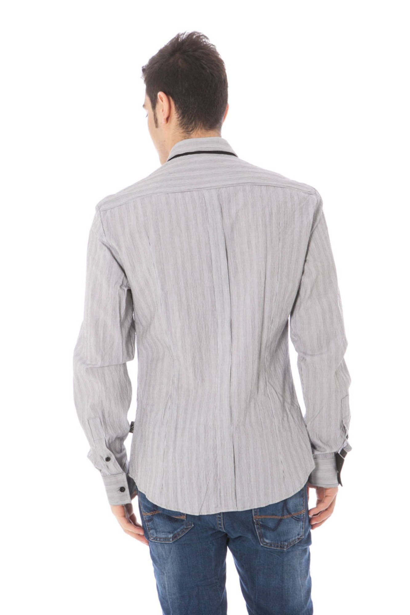 COSTUME NATIONAL CAMICIA MANICHE LUNGHE UOMO BIANCO - Miniatura 3