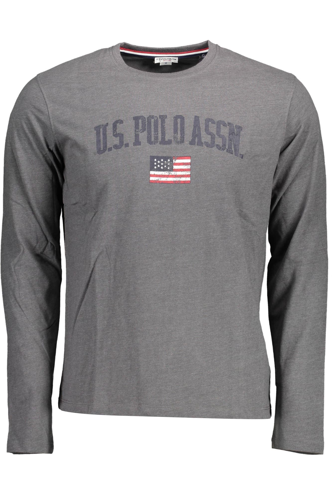 U.S. POLO ASSN. T-SHIRT MANICHE LUNGHE UOMO GRIGIO - Immagine principale