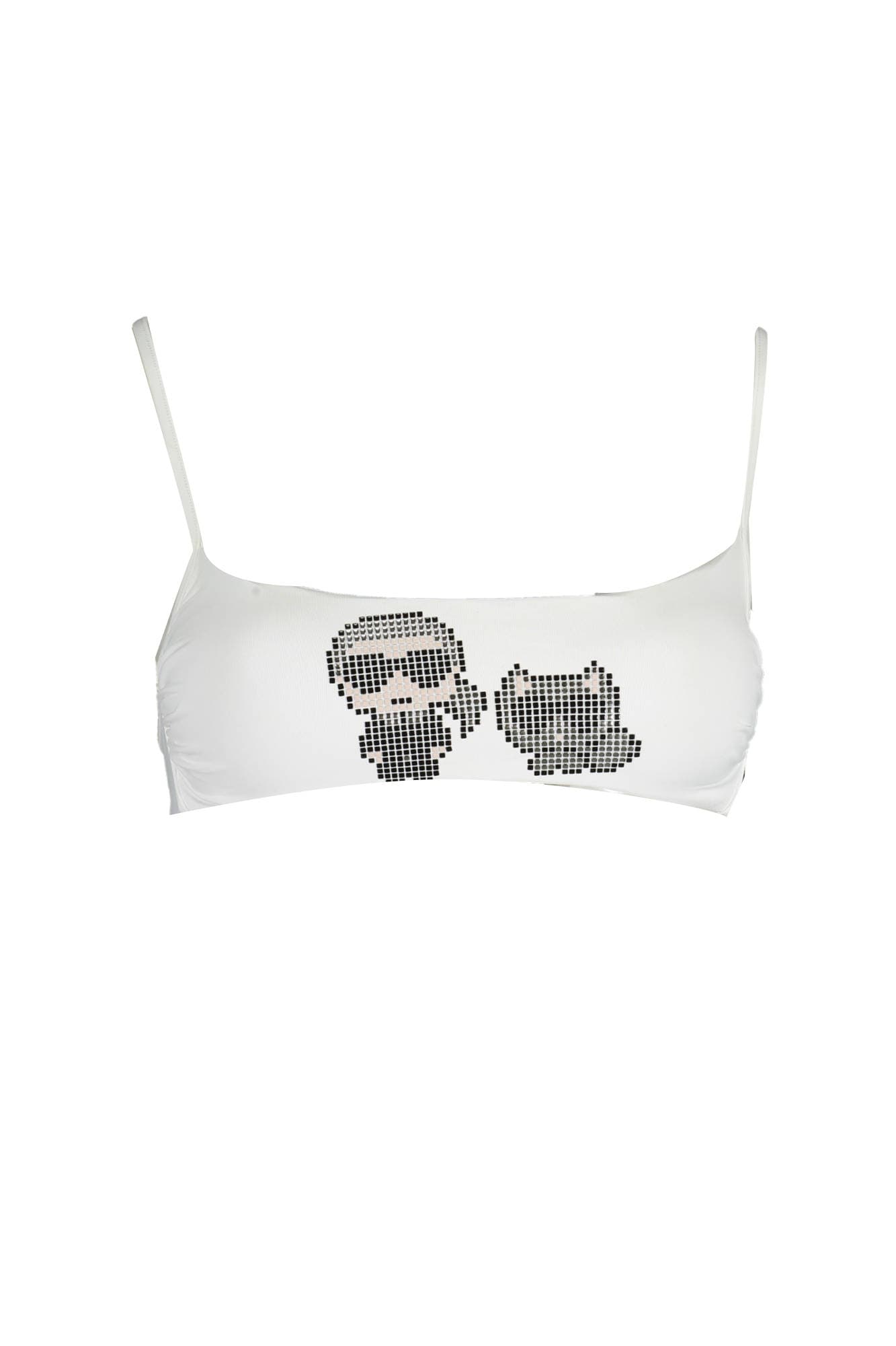 KARL LAGERFELD BEACHWEAR COSTUME PARTE SOPRA DONNA BIANCO - Immagine principale