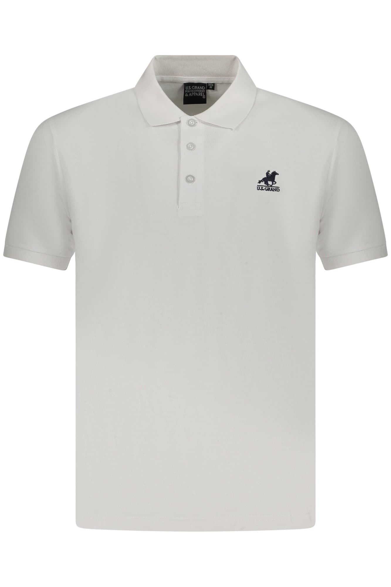 U.S. GRAND POLO MANICHE CORTE UOMO BIANCO - Immagine 1