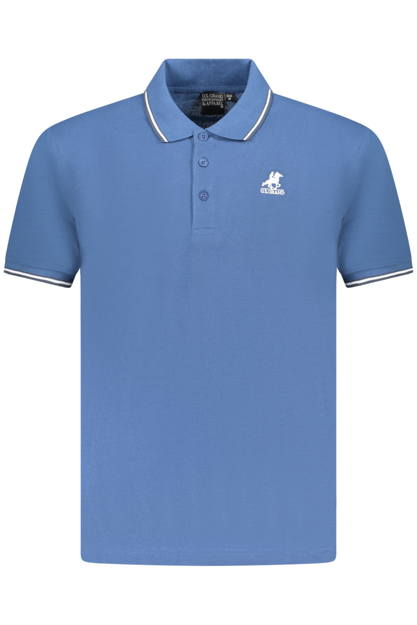 U.S. GRAND POLO MANICHE CORTE UOMO BLU - Immagine 1