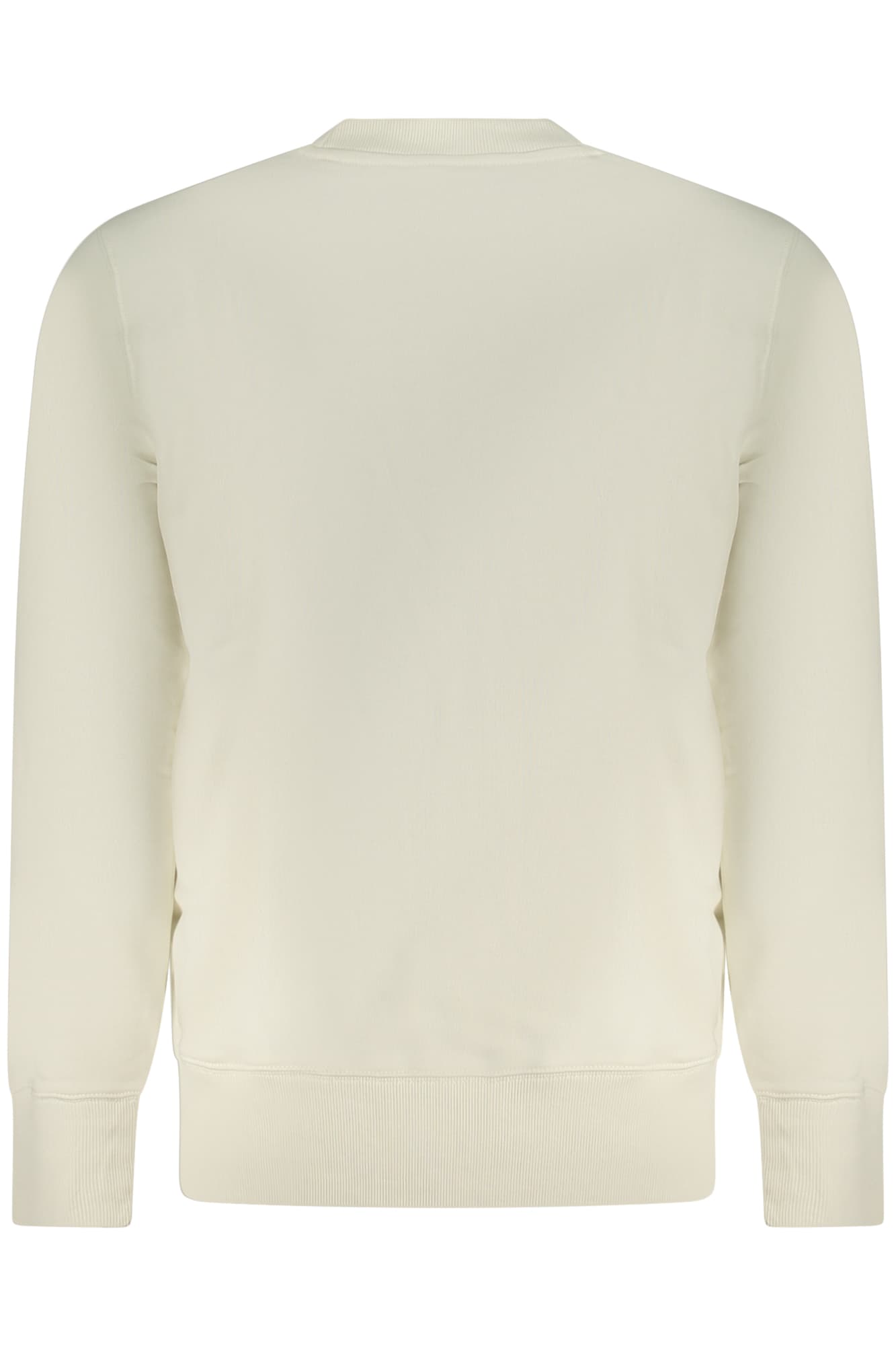 CALVIN KLEIN FELPA SENZA ZIP UOMO BEIGE - Miniatura 2